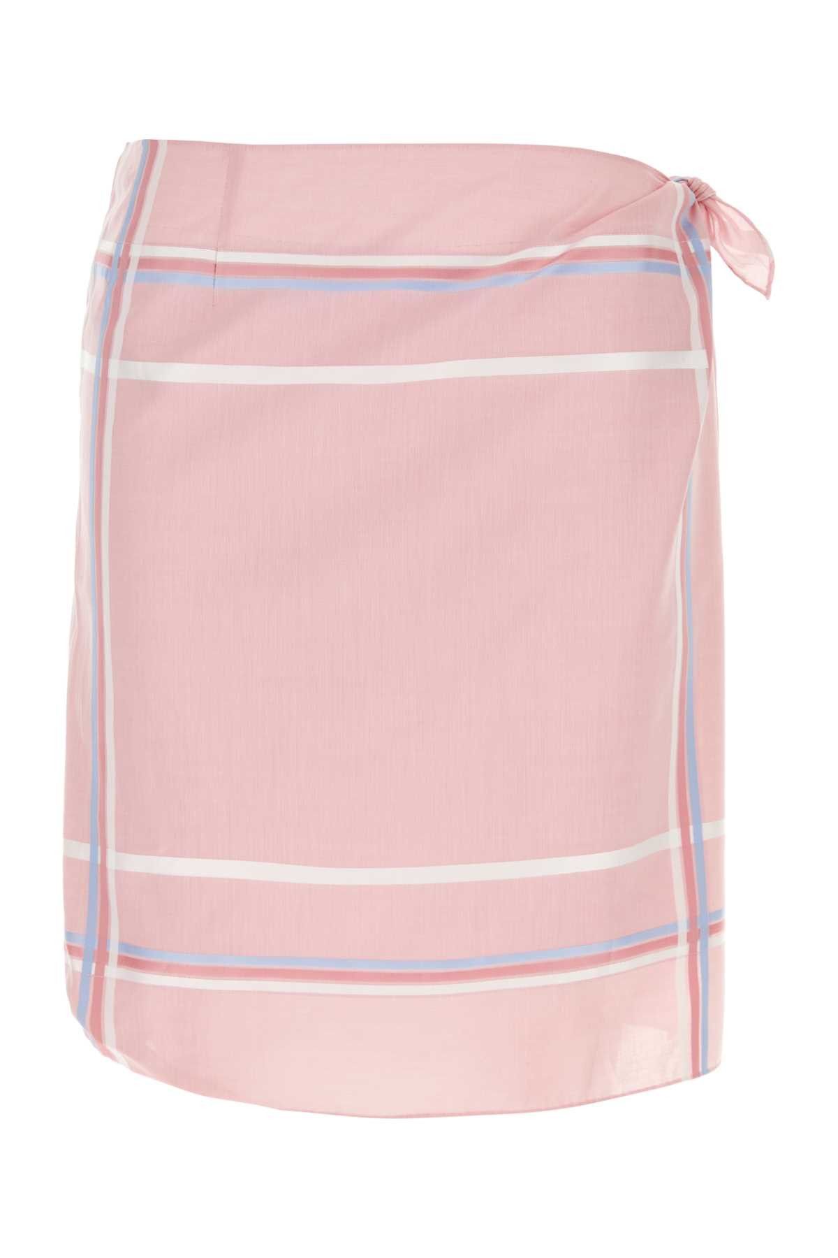 Prada Pink Cotton Skirt Size 27" / US 4 / IT 40 - 1 Thumbnail