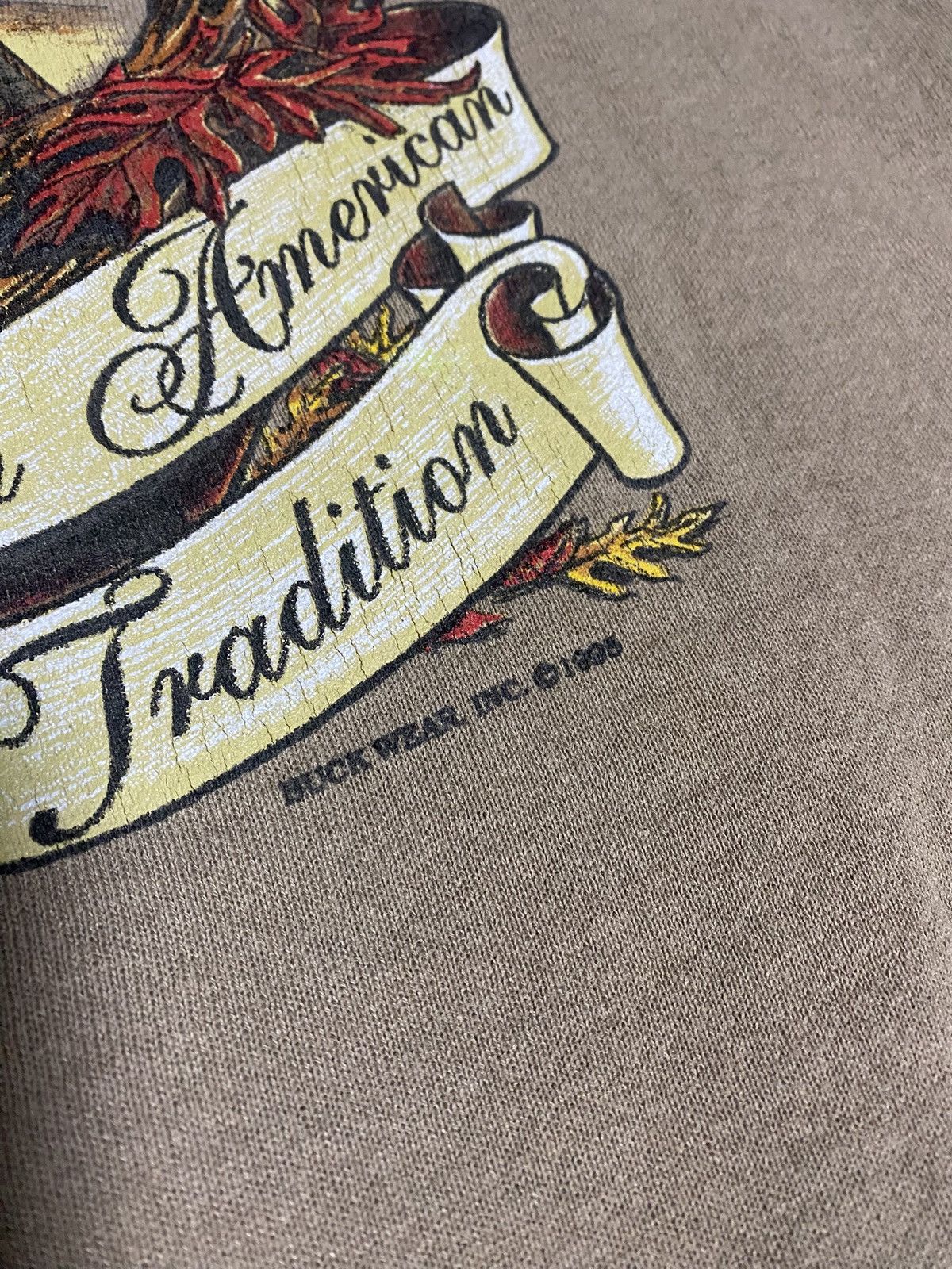 Lee × Vintage Vintage 1995 Lee Deer Hunting Sweatshirt Size US XL / EU 56 / 4 - 3 Thumbnail