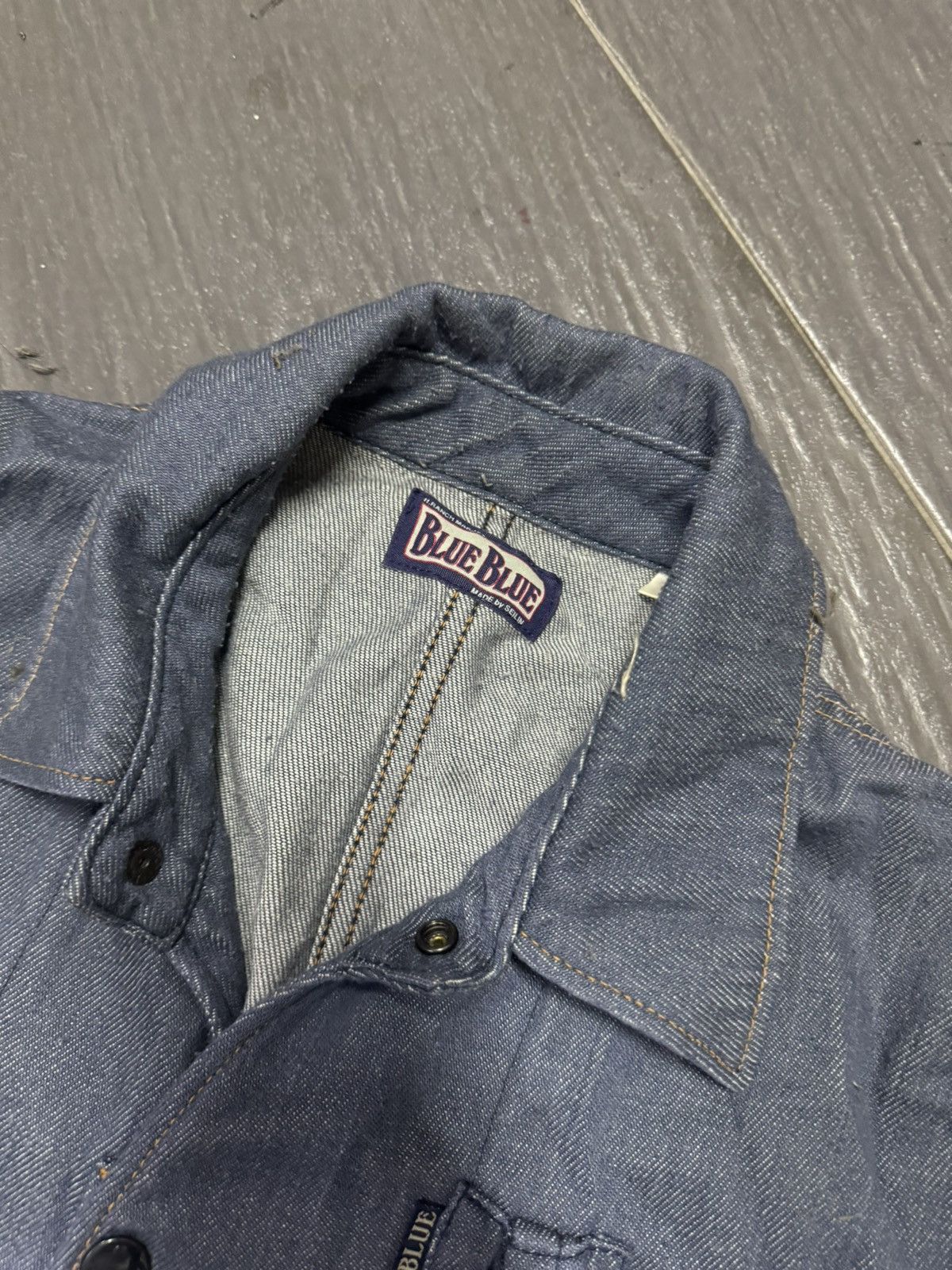 Blue Blue Japan × Vintage VINTAGE BLUE BLUE JAPAN DENIM JACKET Size US M / EU 48-50 / 2 - 2 Thumbnail