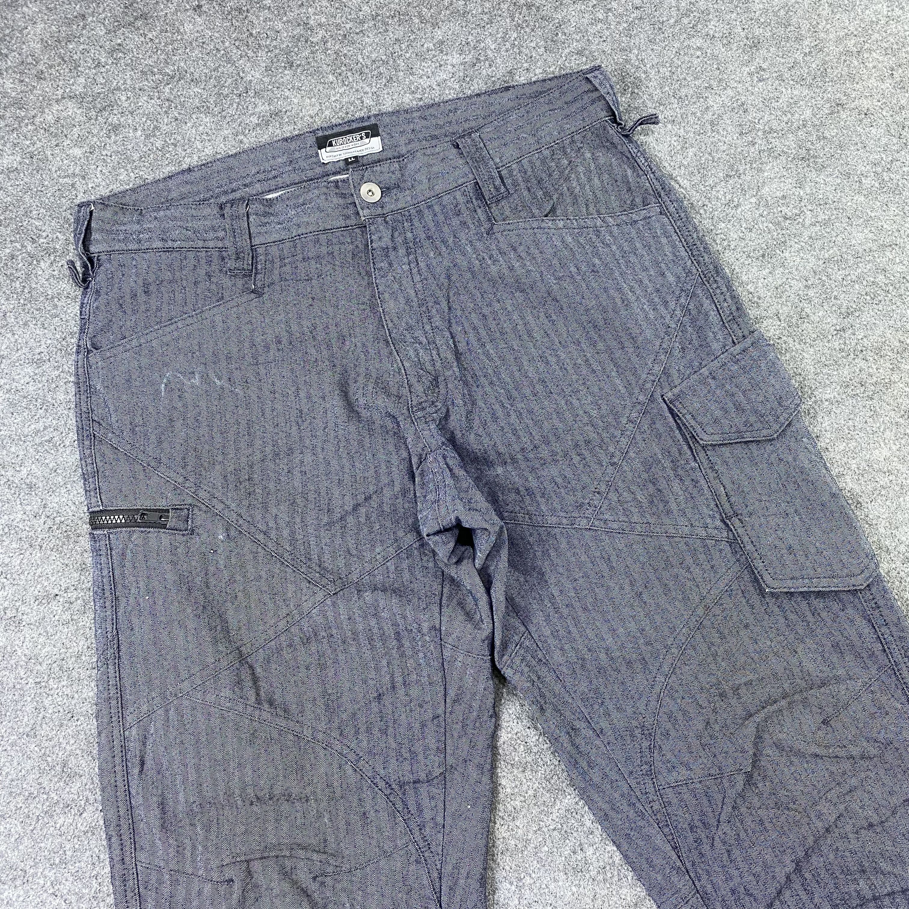Japanese Brand Kurocker's Cargo Pants - C036 Size US 35 - 5 Thumbnail