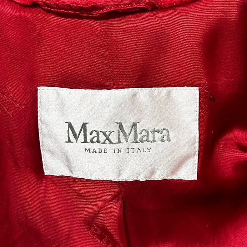 Max Mara Max Mara Red Teddy Coat Size S / US 4 / IT 40 - 4 Thumbnail