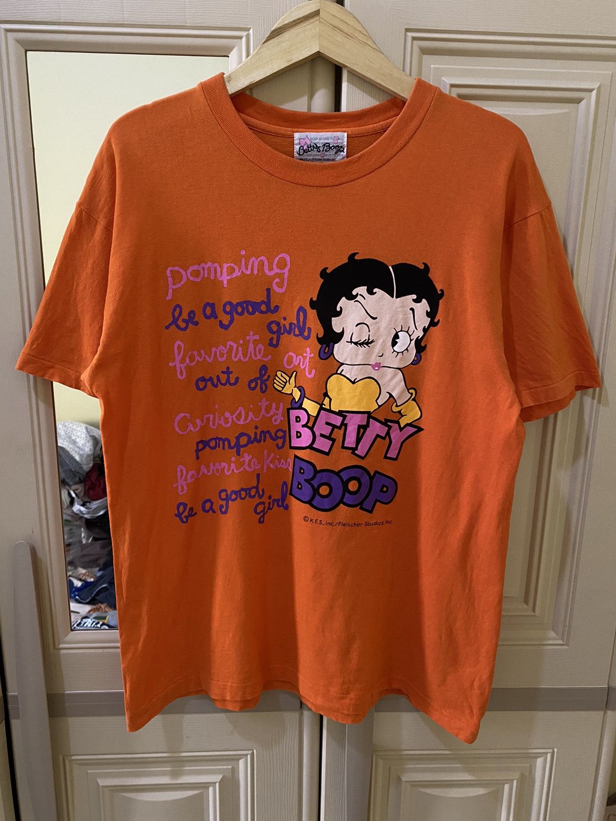 Vintage Vintage betty boop 90s official tag single stitch Size US L / EU 52-54 / 3 - 1 Thumbnail