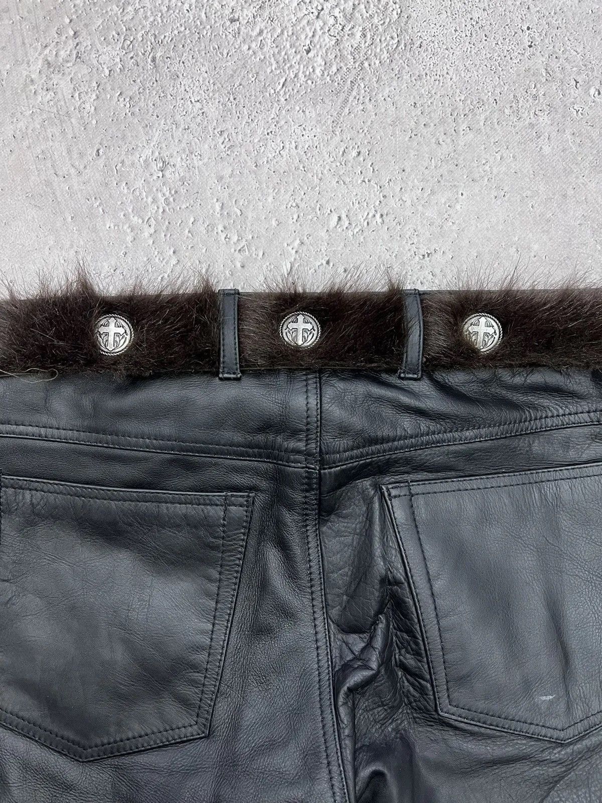 Other Vintage fur fuzzy hystericglamour style punk belt Size ONE SIZE - 14 Thumbnail
