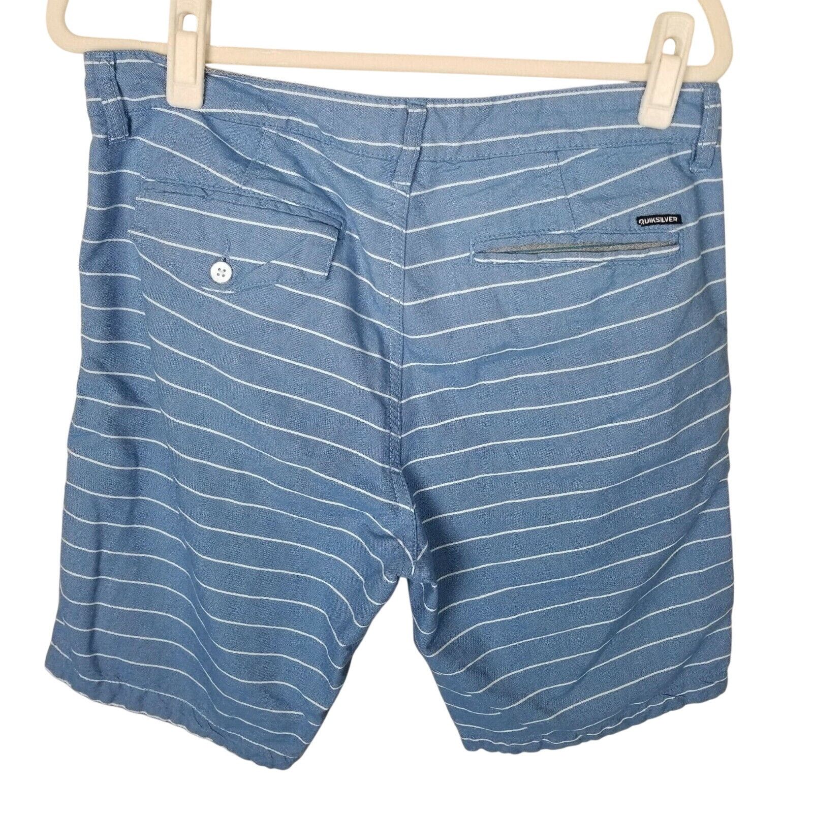 Quiksilver Quiksilver Mens Mong Talk Fixed Waist Shorts Size 32 Striped Size US 32 / EU 48 - 6 Thumbnail