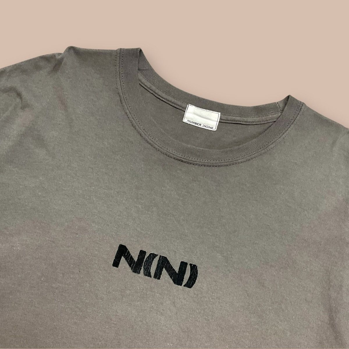 Number (N)ine Number (N)ine DENIM L/S Grey Tee Size US L / EU 52-54 / 3 - 5 Thumbnail