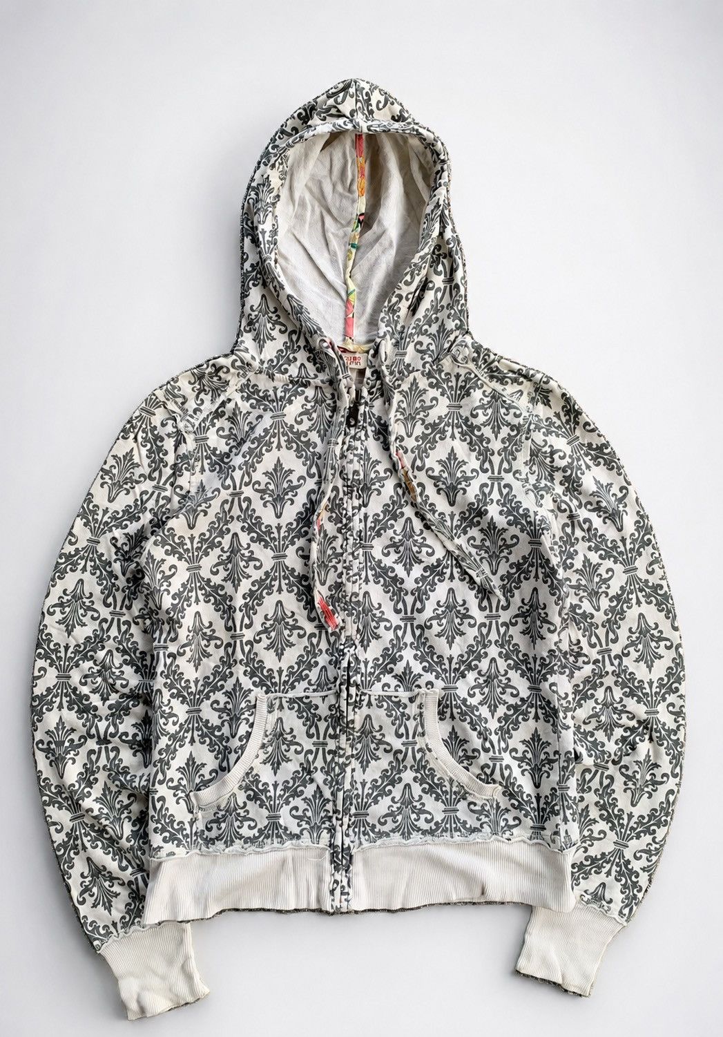 Mossimo Mossimo Sick Tribal Full Printed Distressed Jacket Hoodie Size US M / EU 48-50 / 2 - 1 Thumbnail