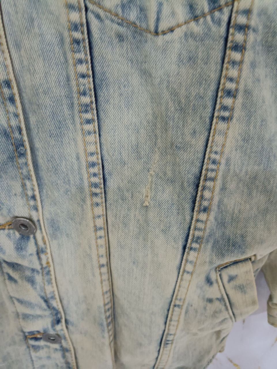 Bershka BERSHKA DENIM JACKET Size US L / EU 52-54 / 3 - 8 Thumbnail