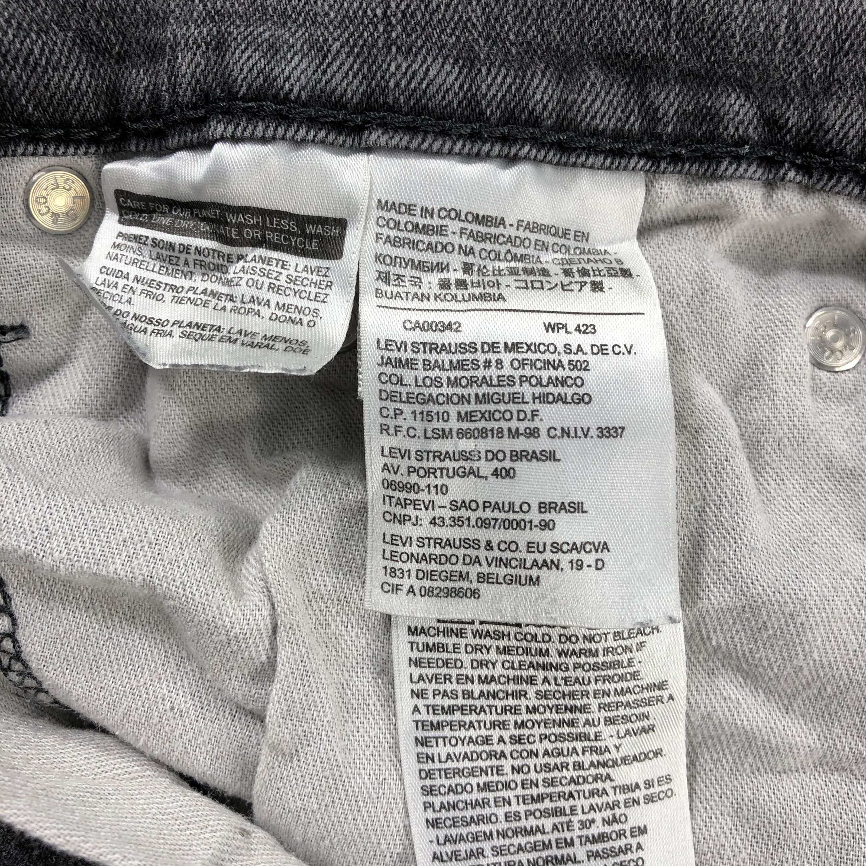 Levi's Vintage Faded Black Levis 514 Jeans-J2380 Size US 36 / EU 52 - 11 Thumbnail