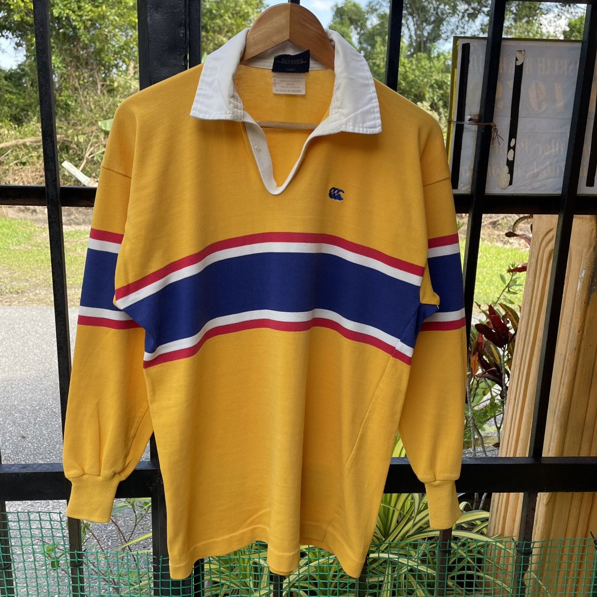 Canterbury of New Zealand 🔥Vintage Canterbury Striped Design Polos Rugby Shirts Size US M / EU 48-50 / 2 - 5 Thumbnail