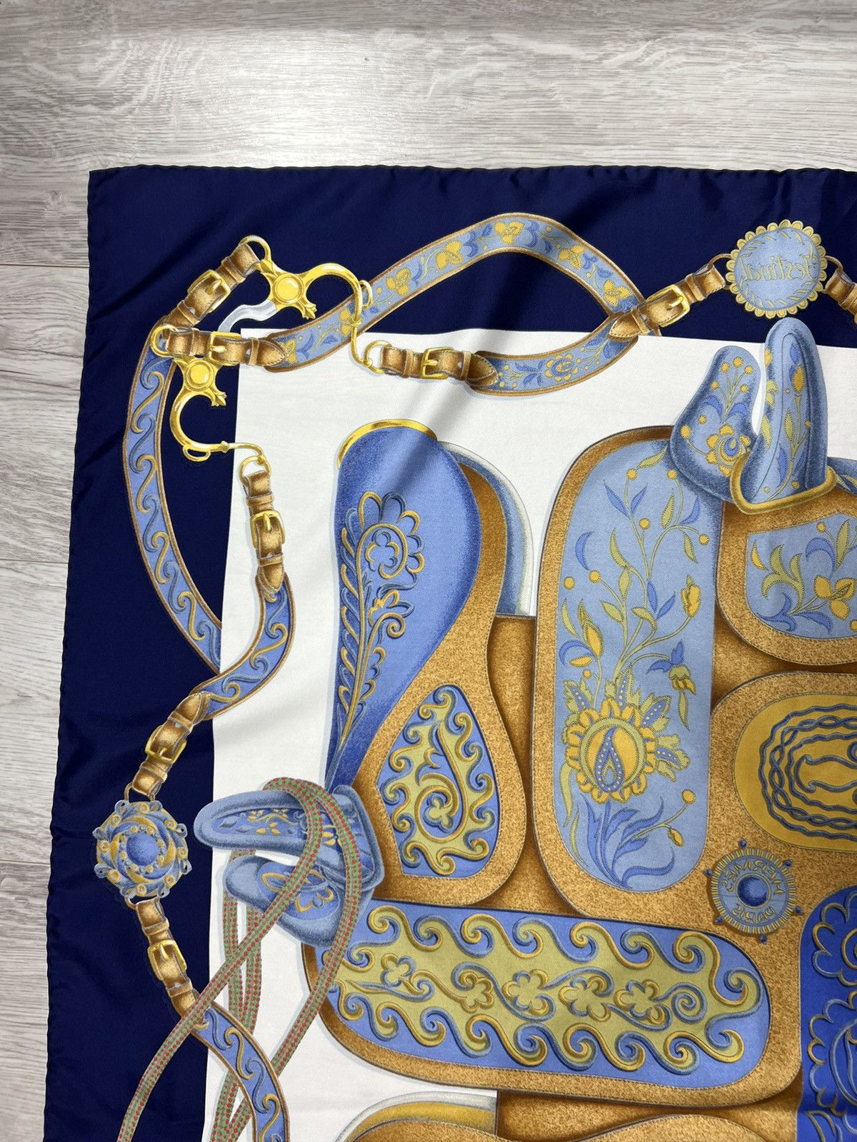 Hermes Vintage Hermes Kare90 Festival By Henri D'origny Silk Scarf Size ONE SIZE - 20 Thumbnail