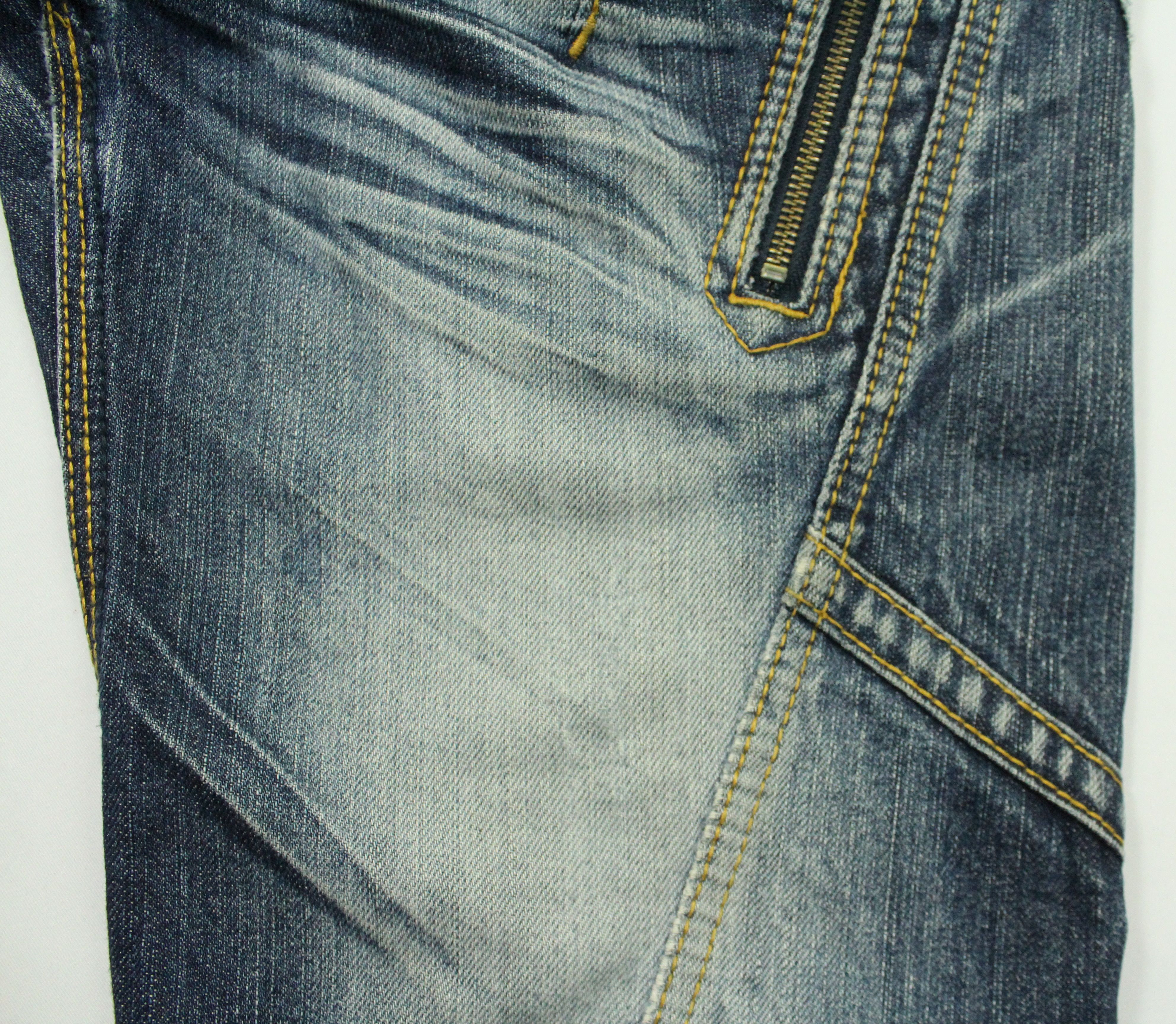 Matsuda Flared NICOLE HIDEAWAYS Denim Distressed kAPITAL LGB Style Size US 32 / EU 48 - 18 Thumbnail
