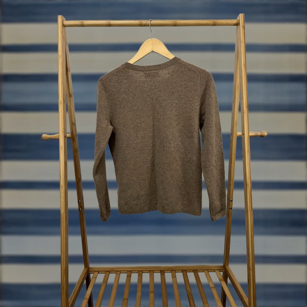 Lands' End Lands' End Women's Cashmere Heather Brown Pullover Light Sweater Top Size S Size S / US 4 / IT 40 - 1 Thumbnail