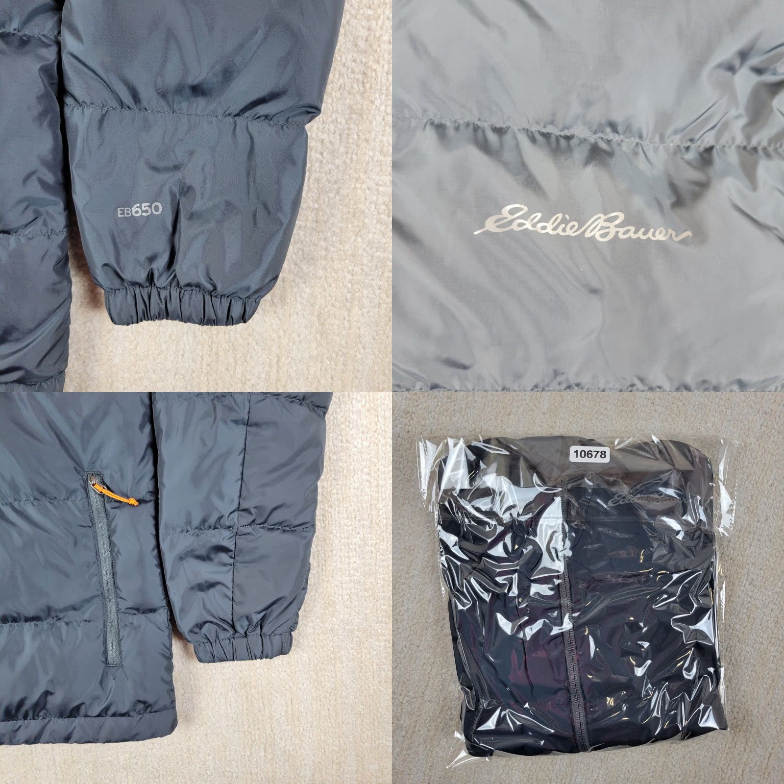 Eddie Bauer Eddie Bauer Down Puffer Jacket Mens M Gray Full Zip Hooded Quilted Packable 650 Size US M / EU 48-50 / 2 - 8 Thumbnail