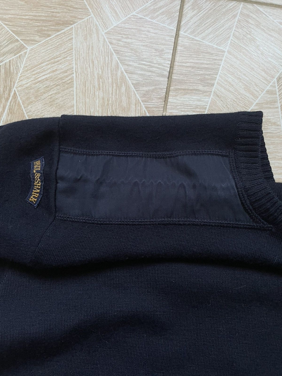 Paul & Shark × Vintage Vintage 90s Italy Designer Paul Shark Yachting Logo Sweater Size US XL / EU 56 / 4 - 4 Thumbnail
