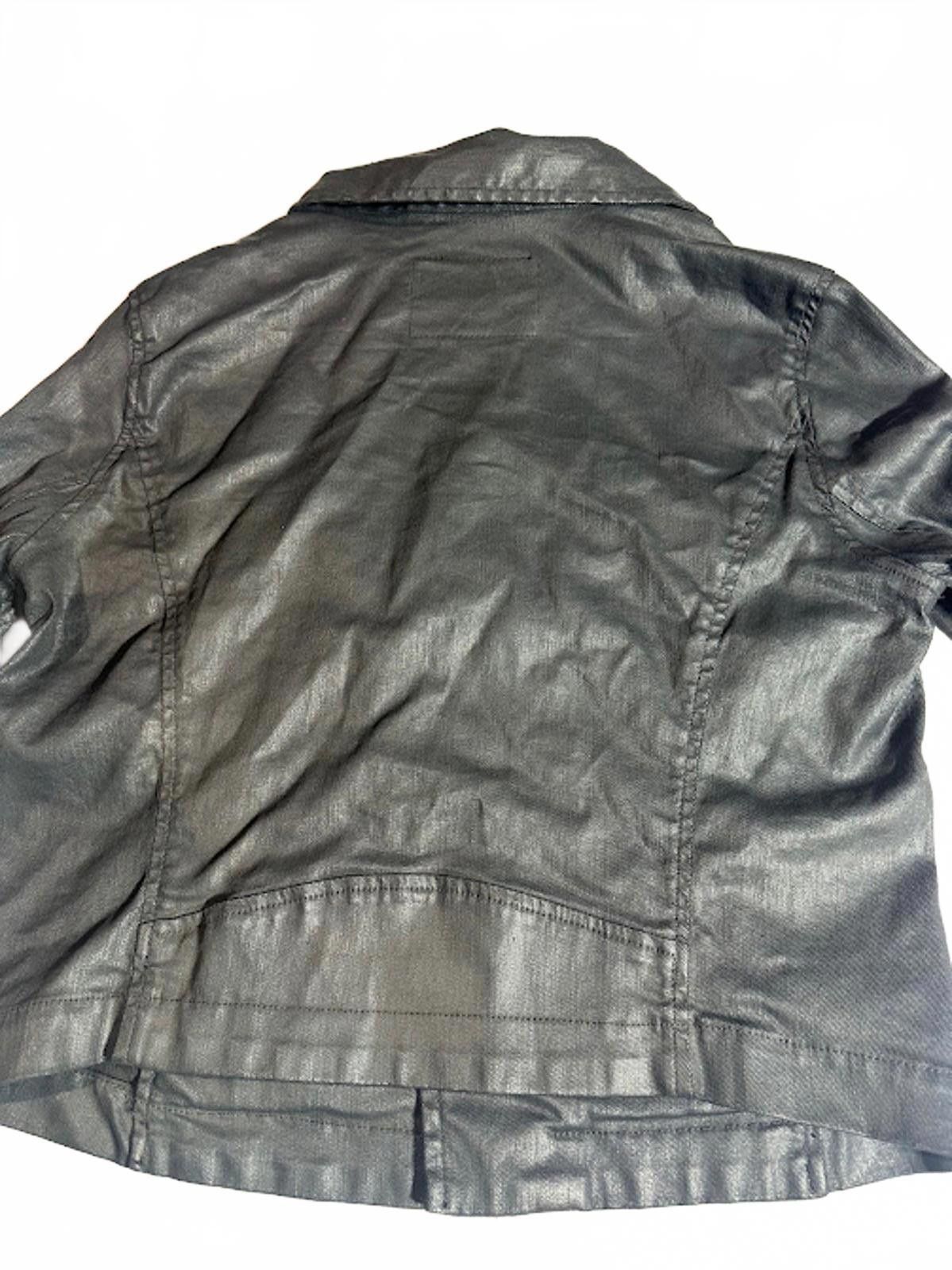 AG Adriano Goldschmied Adriano Goldschmied coated cotton biker-style jacket Size M / US 6-8 / IT 42-44 - 7 Thumbnail