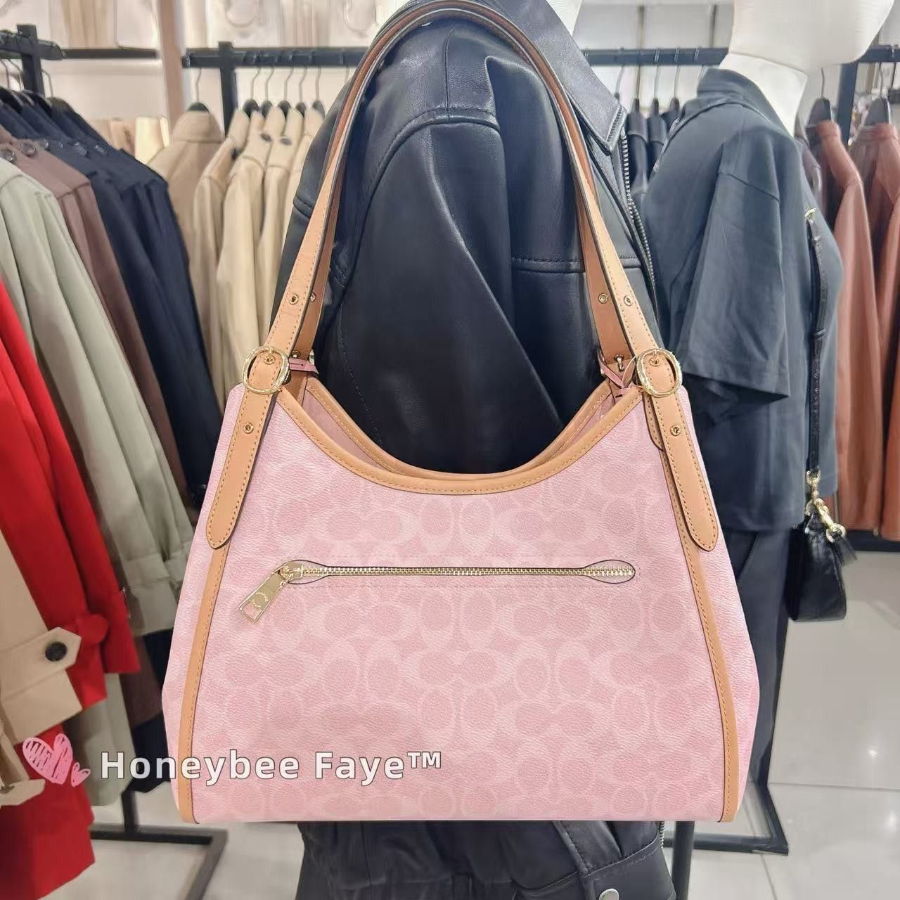 Coach Erin Shoulder Bag In Signature Canvas With Charms CEL13 Size ONE SIZE - 9 Thumbnail