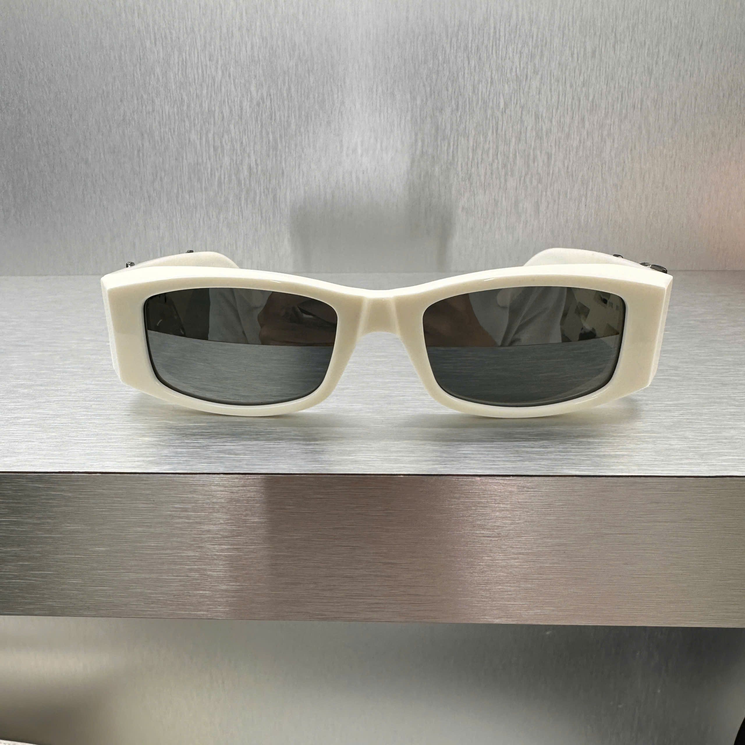 Palm Angels PALM ANGELS PERI007S22PLA0010172 Sunglasses WHITE Size ONE SIZE - 6 Thumbnail