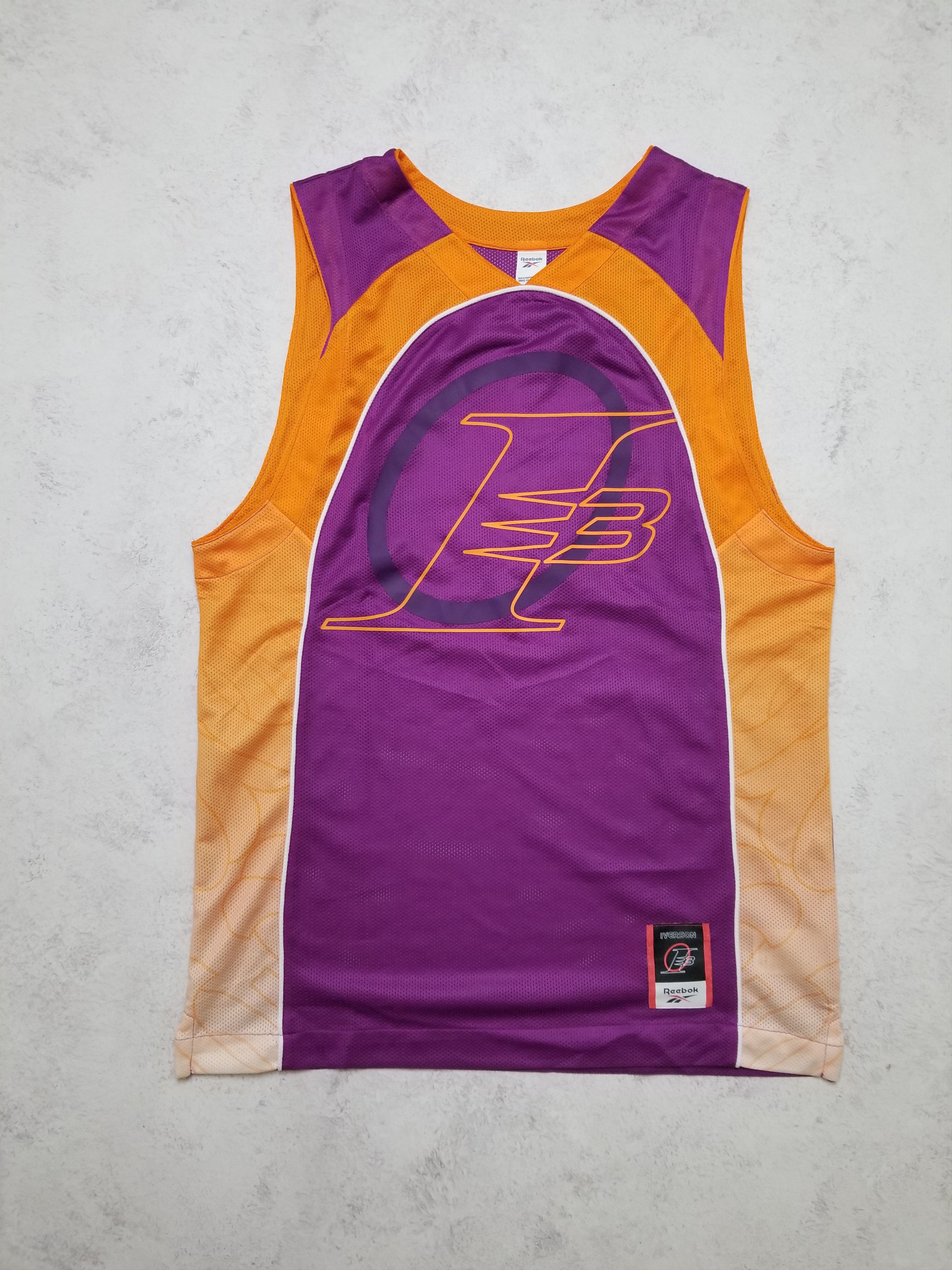Reebok I3 Allen Iverson Top Tank CL TS Bball Jersey Size US S / EU 44-46 / 1 - 1 Thumbnail