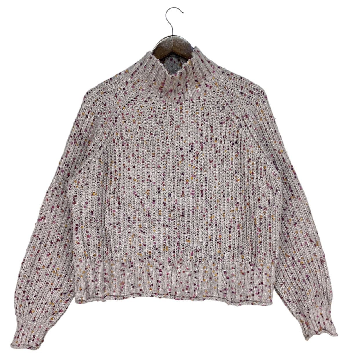 Beams Plus Beams Heart Crochet Turtleneck Size ONE SIZE - 1 Thumbnail