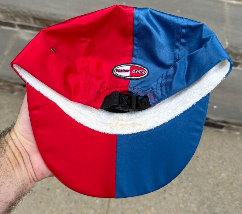 Tommy Hilfiger × Vintage Vintage Tommy Hilfiger Sport Edition Split Nylon Hat Size ONE SIZE - 2 Thumbnail
