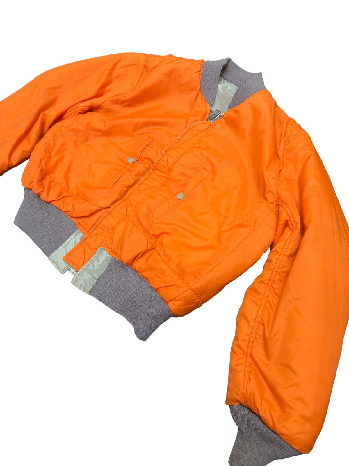 Alpha Industries Vintage Alpha Industries Ma-1 Reversible Bomber Jacket Size US L / EU 52-54 / 3 - 7 Thumbnail