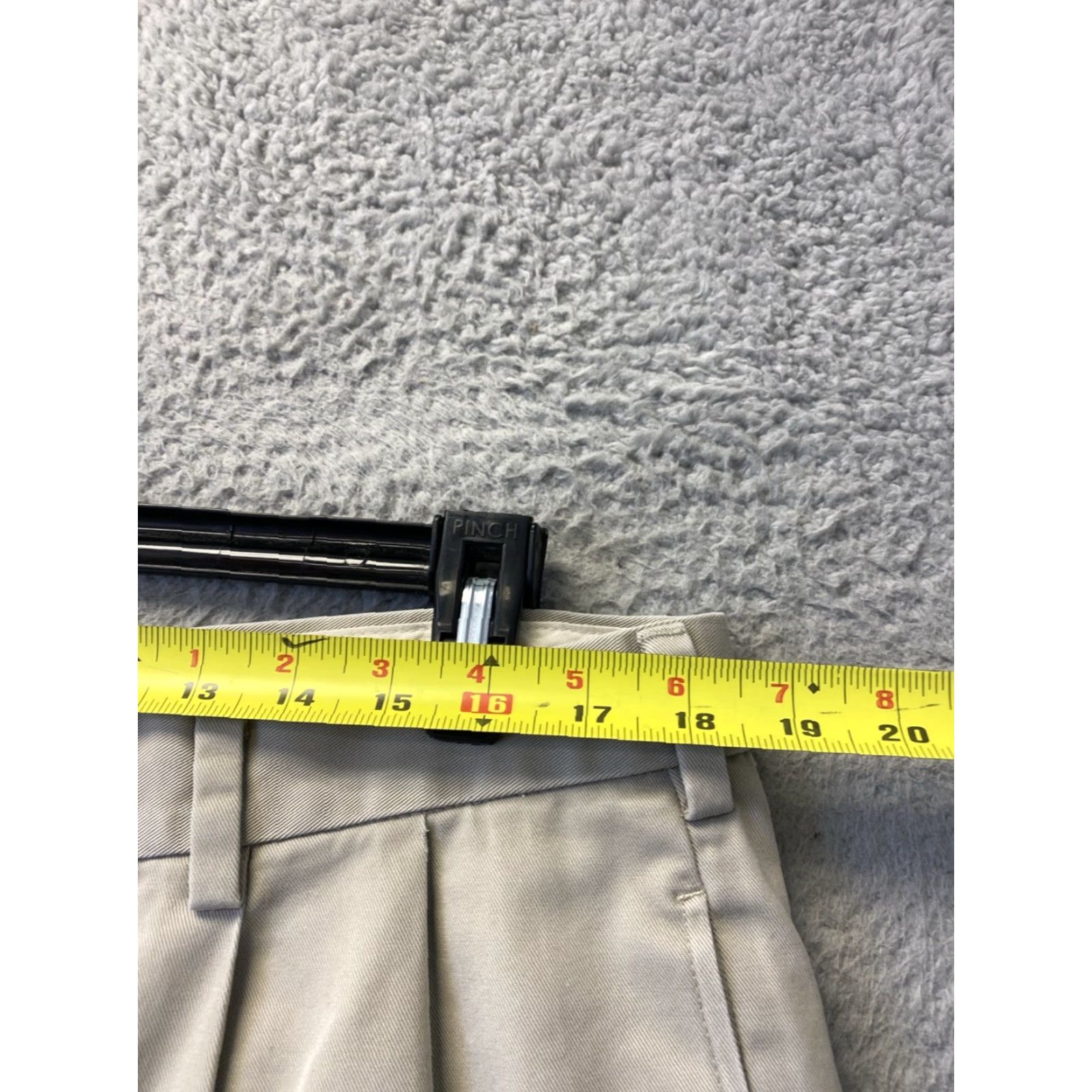 Brooks Brothers BROOKS BROTHERS Mens Elliot Fit Chino Pants Pleated 37W 30L Light Tan Size US 36 / EU 52 - 3 Thumbnail