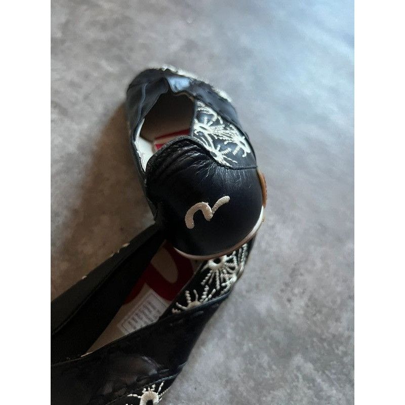 Designer × Evisu × Japanese Brand Evisu Embroidered Ballet Flats Size US 6 / IT 36 - 3 Thumbnail
