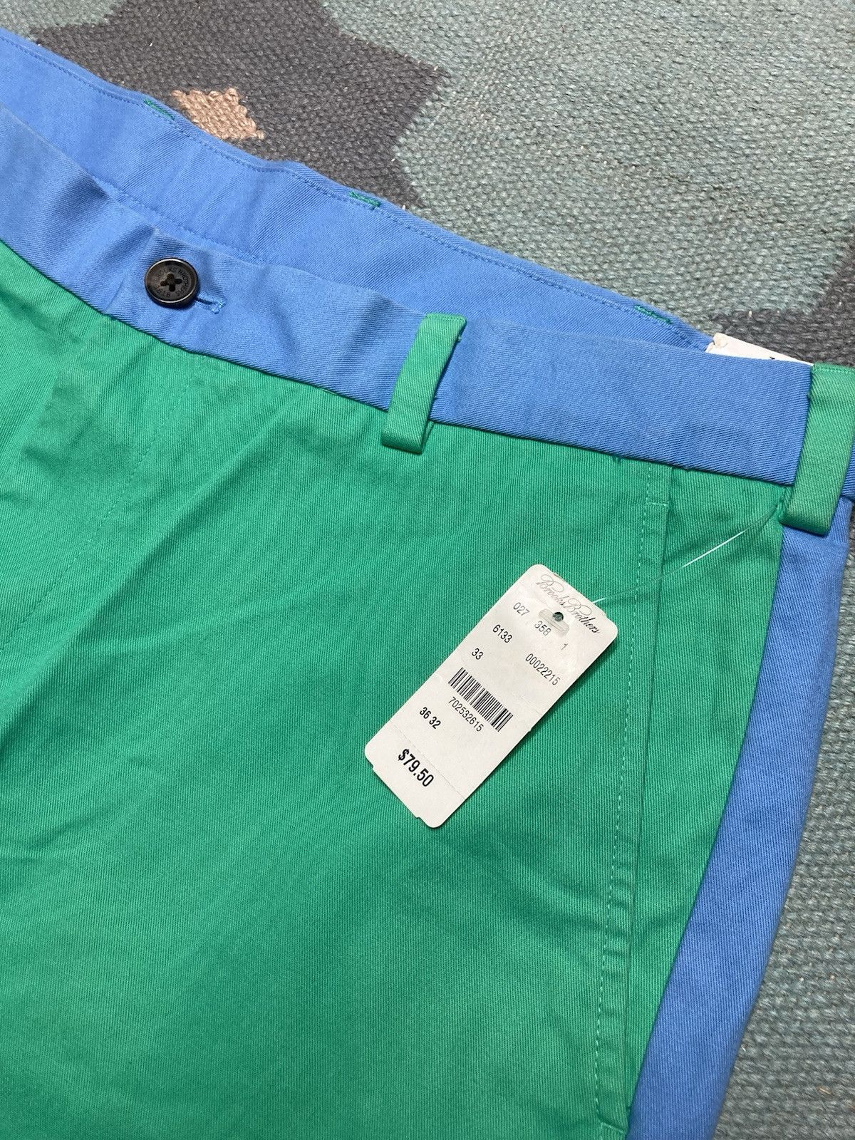 Brooks Brothers brooks brothers 346 chino pants color block NWT 36x32 READ Size US 36 / EU 52 - 4 Thumbnail