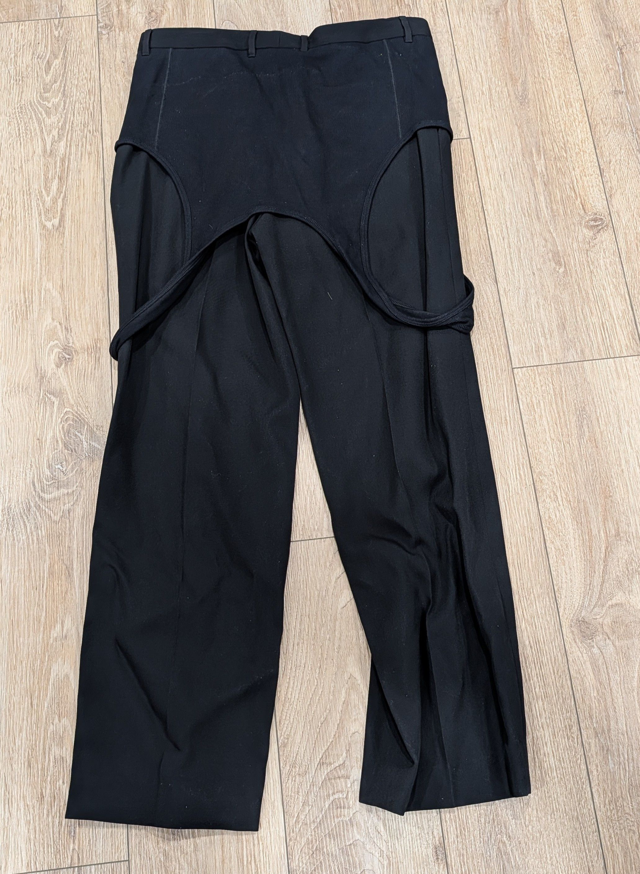 Burberry Burberry Panel Detail Tailored Trousers Pants Black 48 US 32 Size US 32 / EU 48 - 4 Thumbnail