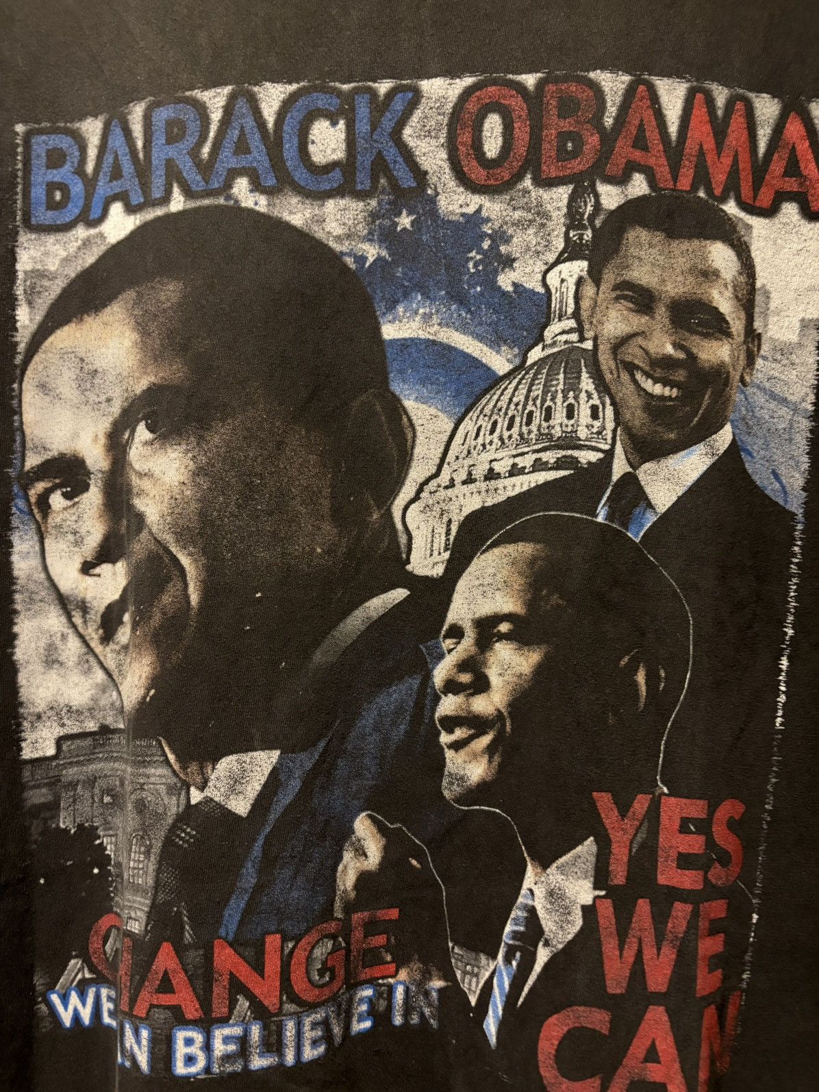 Rap Tees Rap tees Obama Faded Size US XL / EU 56 / 4 - 2 Thumbnail