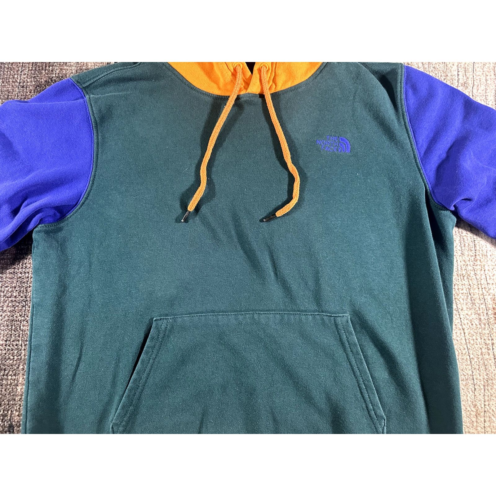 The North Face The North Face Men's Color Block Pullover Hoodie Hoody Green Size US M / EU 48-50 / 2 - 3 Thumbnail