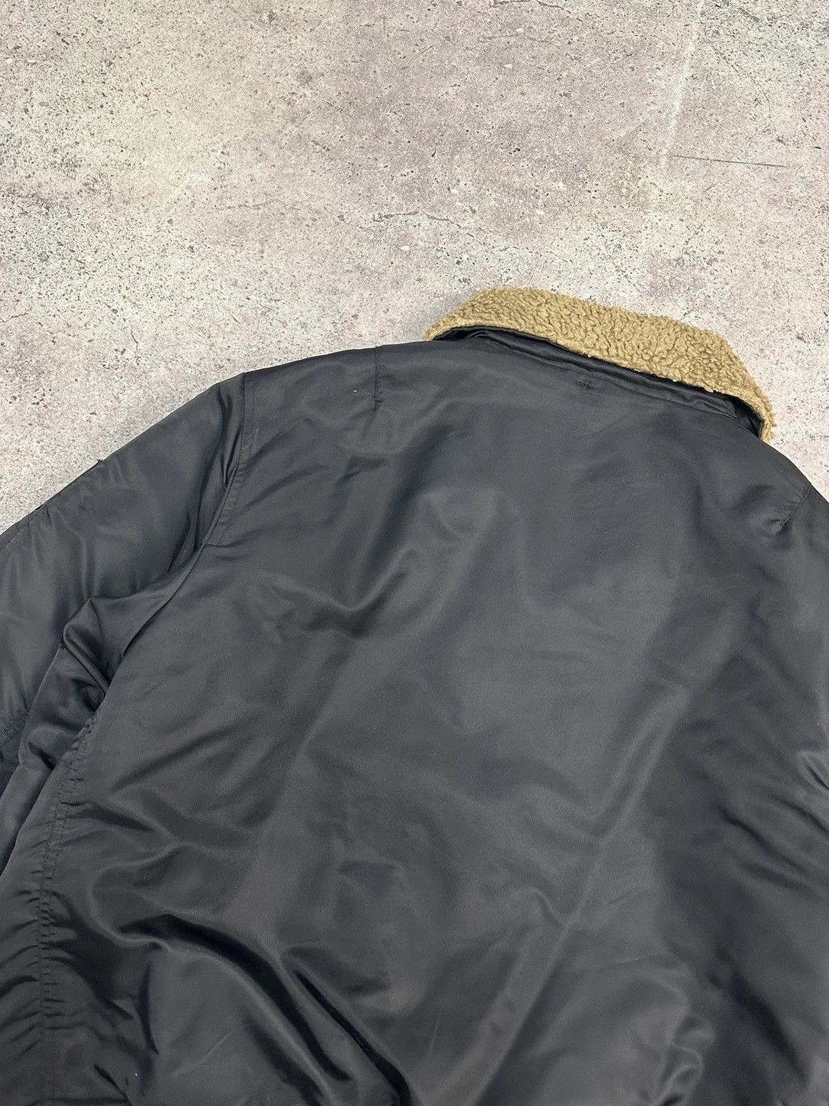 Alpha Industries Vintage Nylon MA-1 jacket alpha bombers black y2k japan Size US XL / EU 56 / 4 - 13 Thumbnail