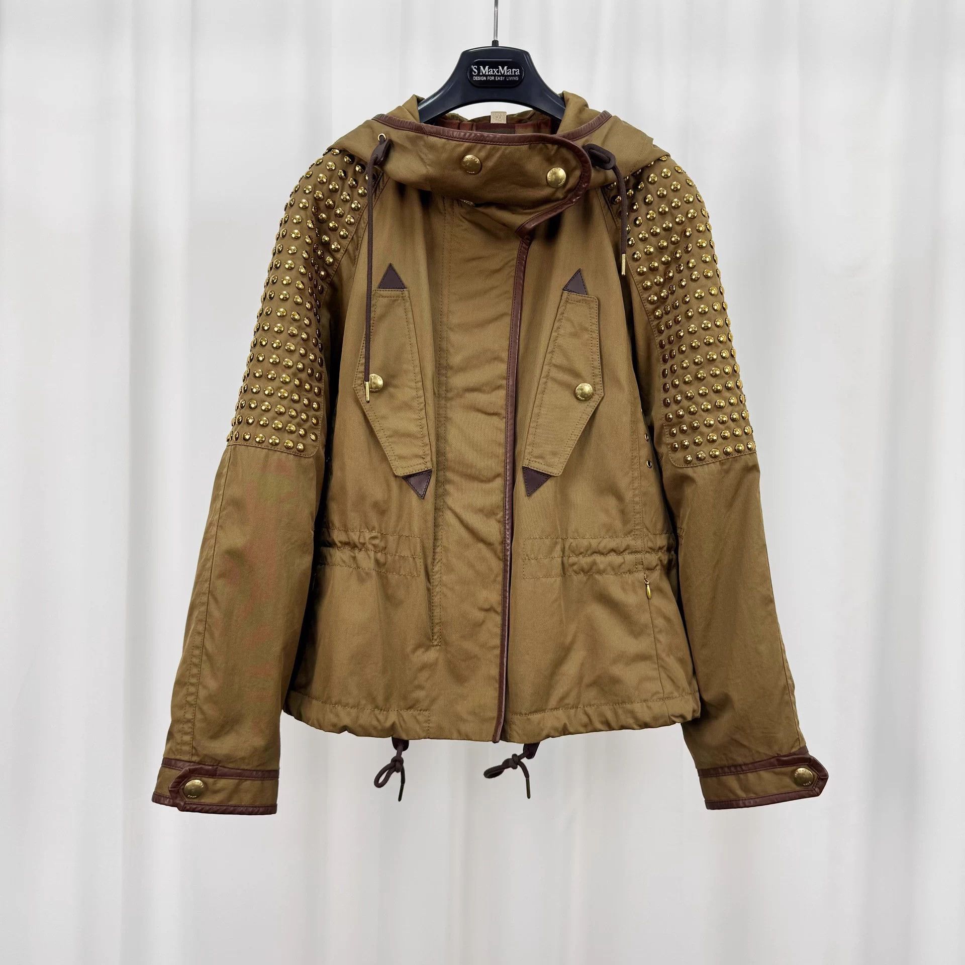 Burberry Burberry Runway Rivet Inner Check Jacket UK8 98 New Size S / US 4 / IT 40 - 1 Thumbnail