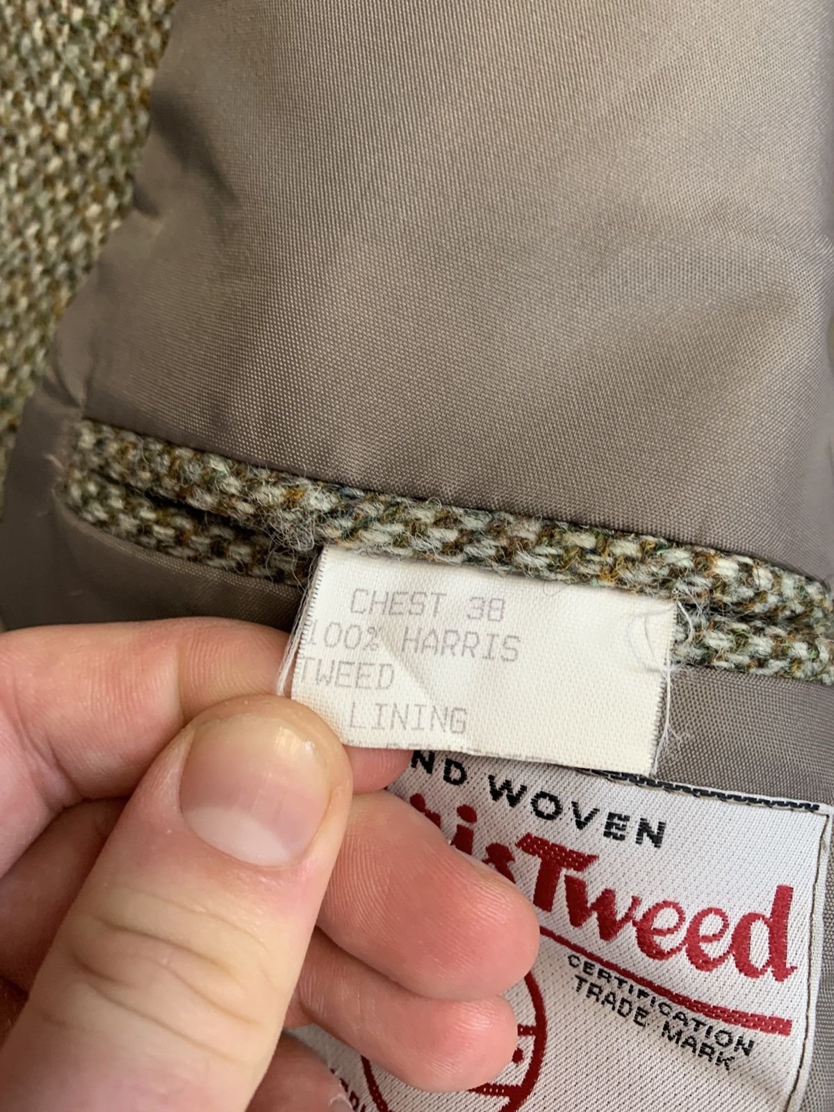 Harris Tweed Blazer Heavy Wool rare