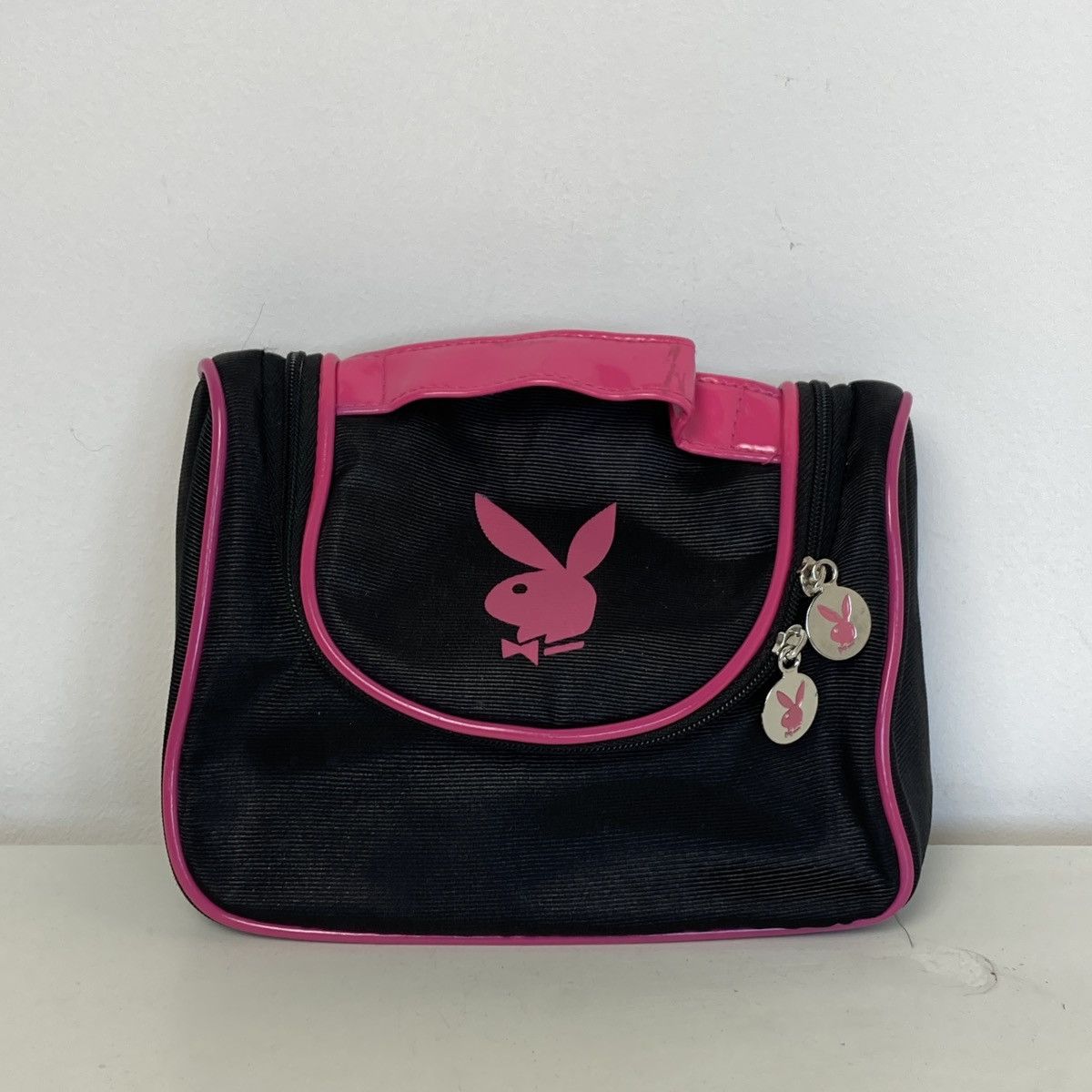 Playboy Vintage Mini Bag Cosmetics in Black, Women's