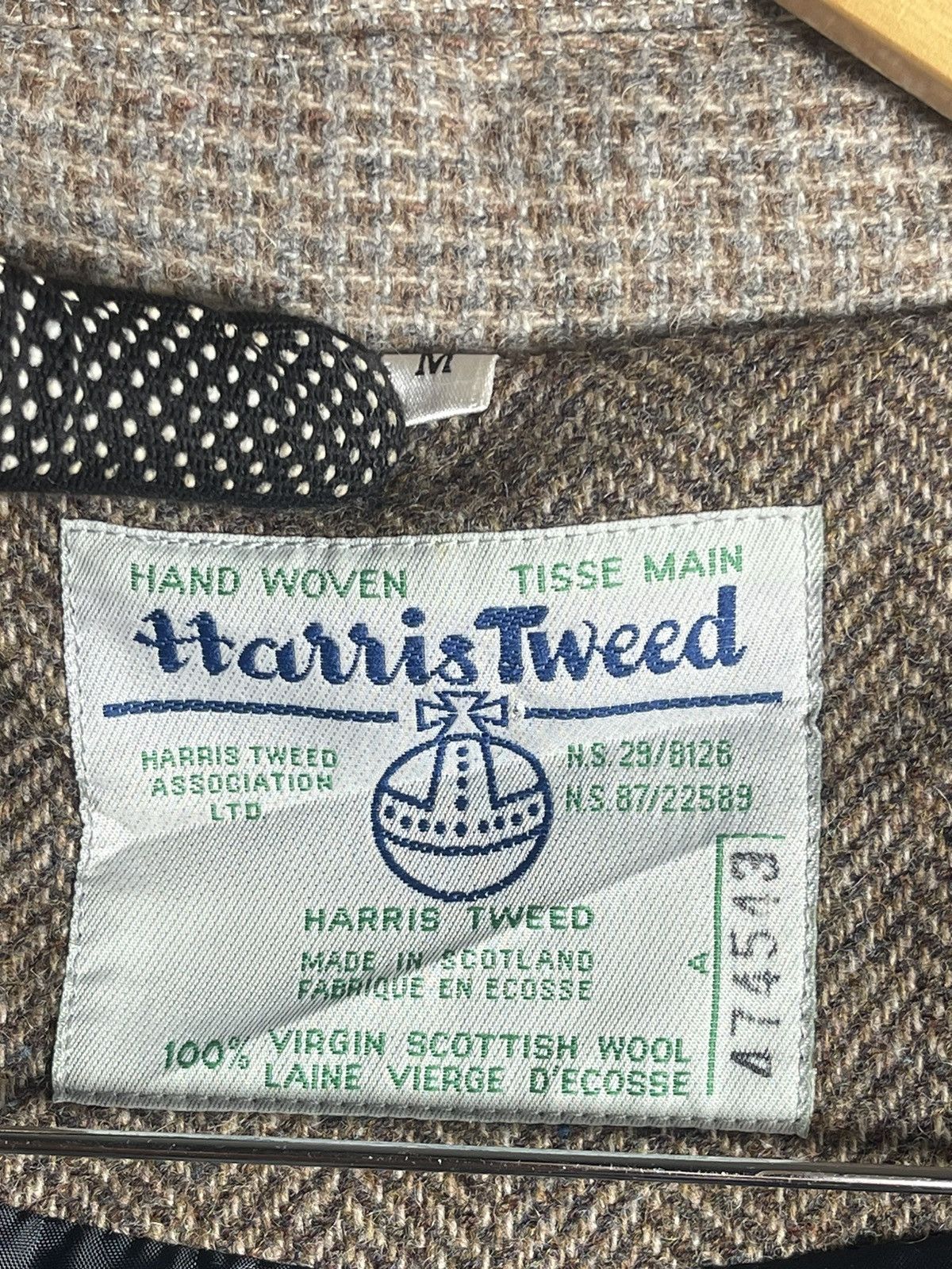 Harris Tweed Vintage Harris tweed button wool jacket Size US M / EU 48-50 / 2 - 10 Thumbnail