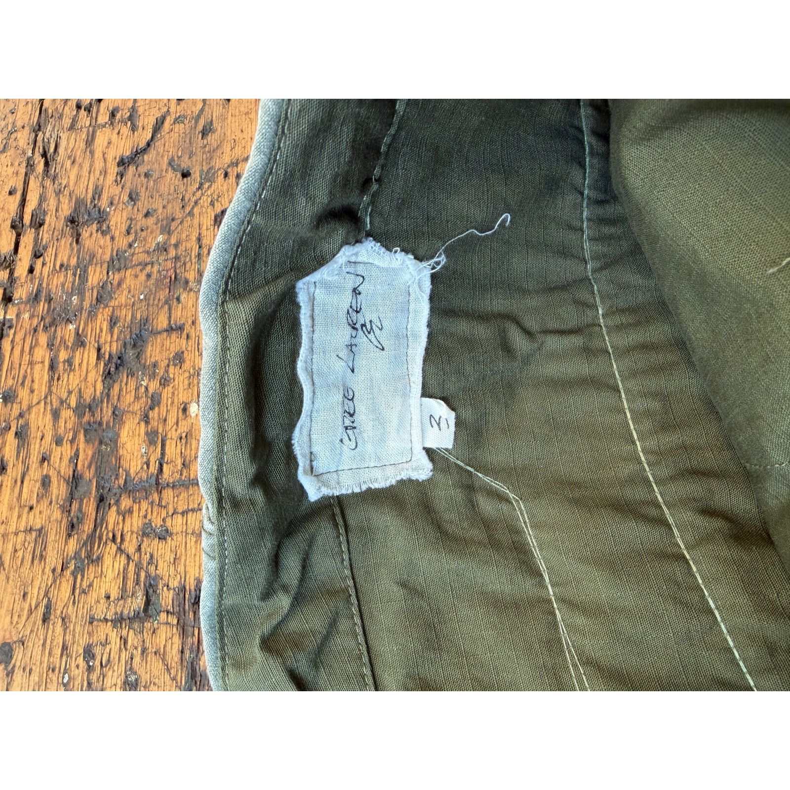 Greg Lauren Greg Lauren SAMPLE Mixed Army Patchwork Cargo Pants Size US 34 / EU 50 - 5 Thumbnail