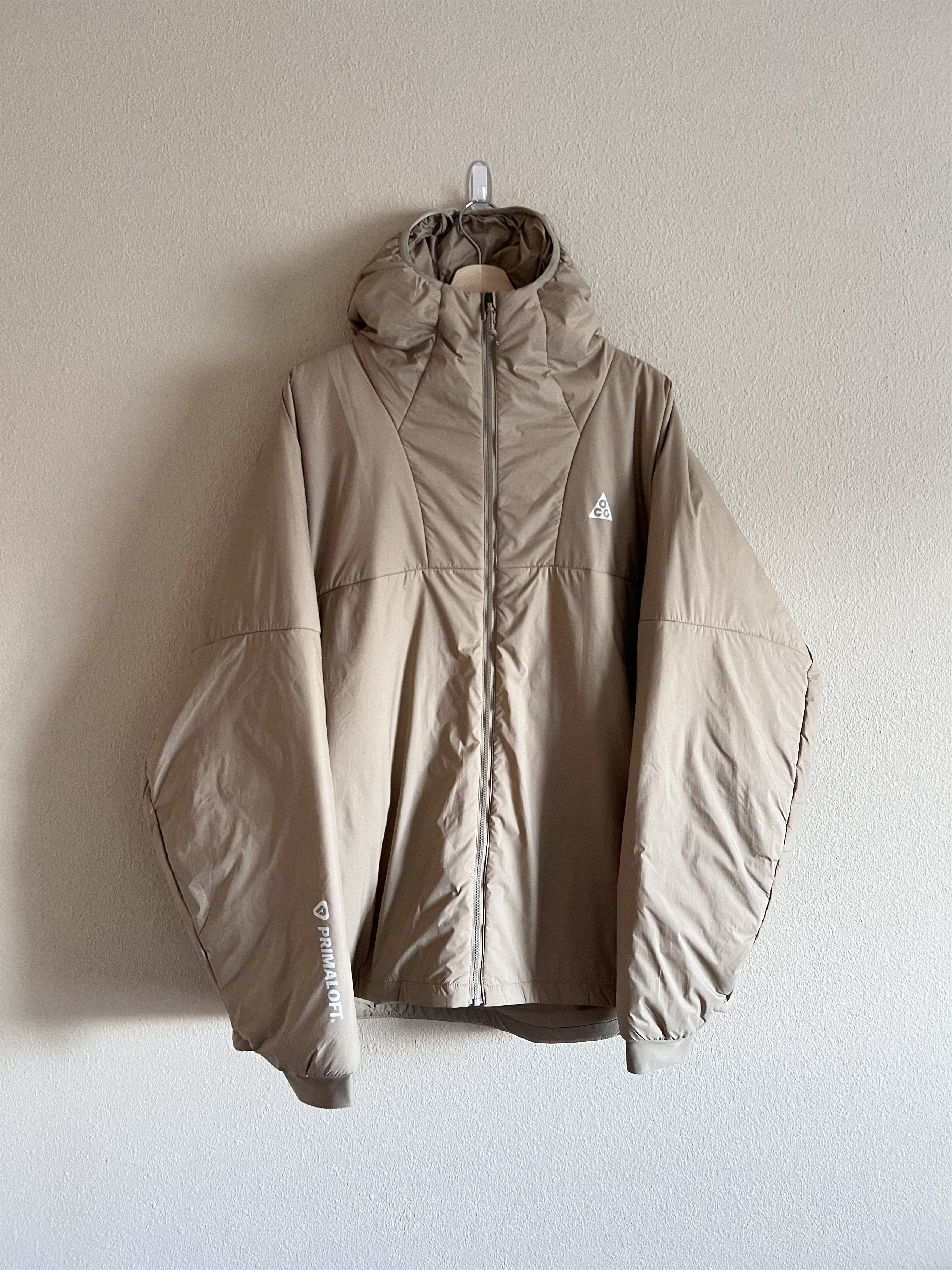 Image of Nike Acg Therma Fit Adv Rope De Dope Jacket In Khaki, Men's (Size XL)