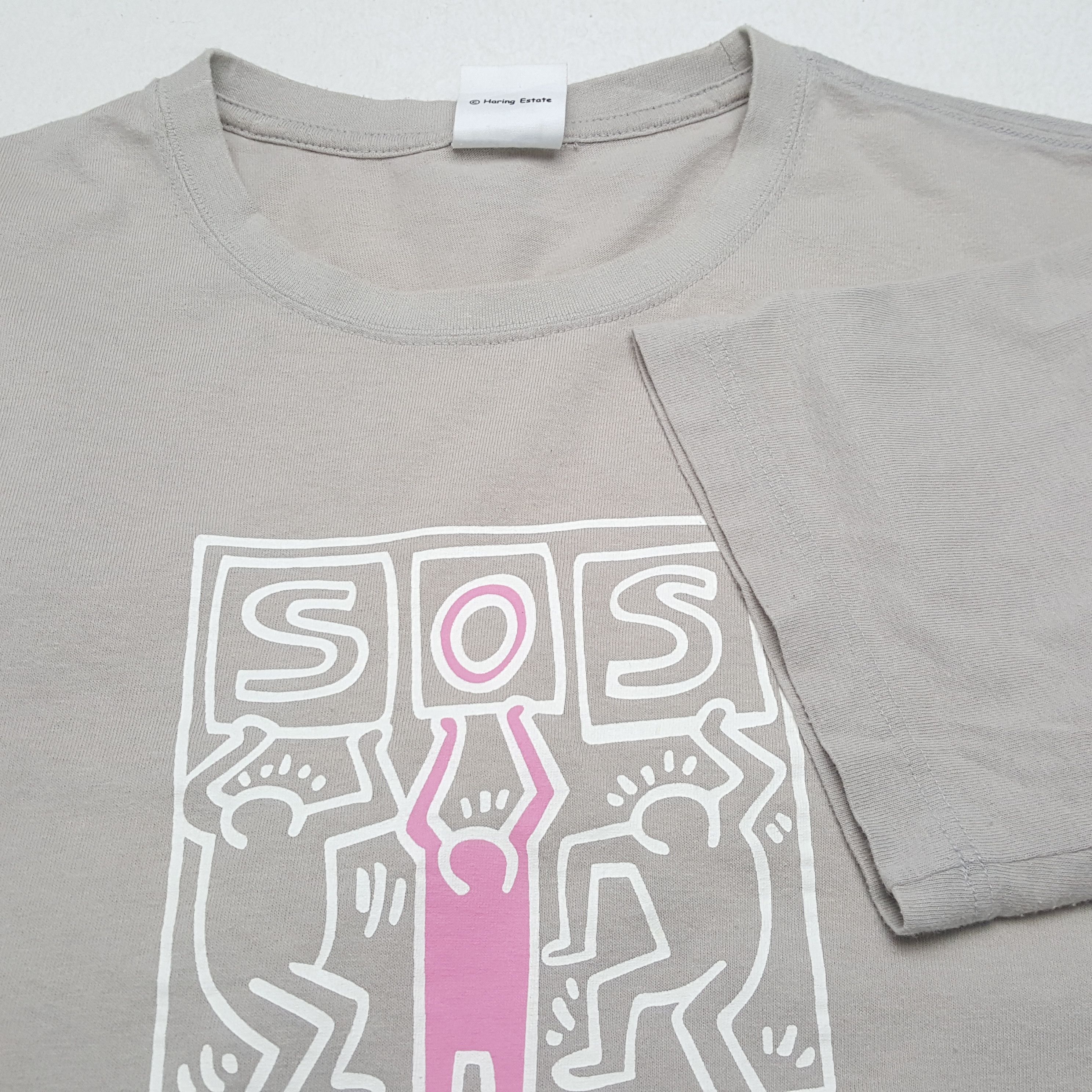 Keith Haring × Vintage KEITH HARING Art Design Style Streetwear Tshirt Size US L / EU 52-54 / 3 - 7 Thumbnail