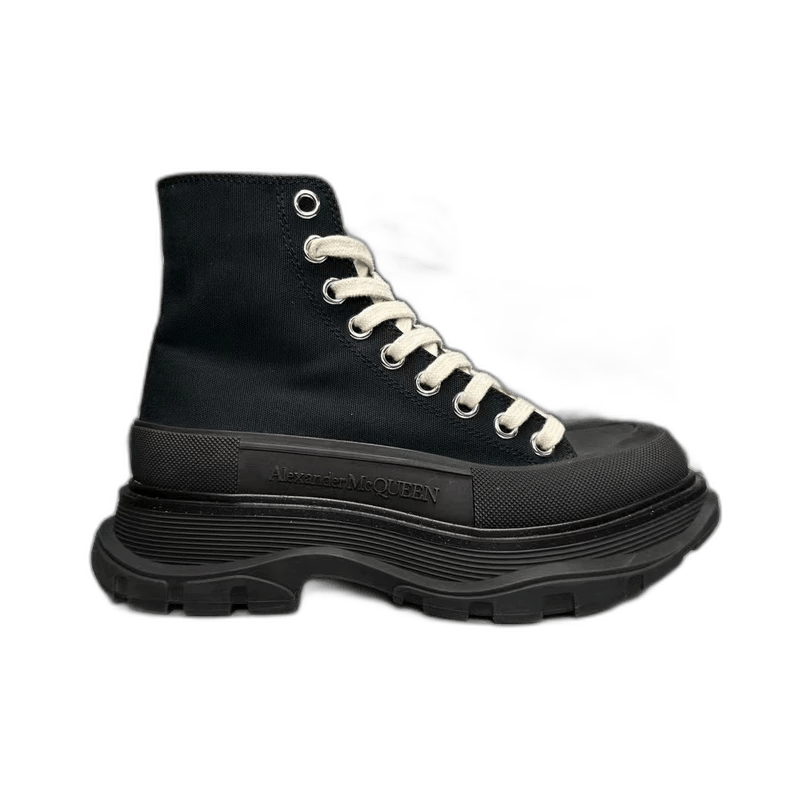 Alexander McQueen Alexander McQueen Black High-Top Boots Size US 6 / IT 36 - 1 Thumbnail