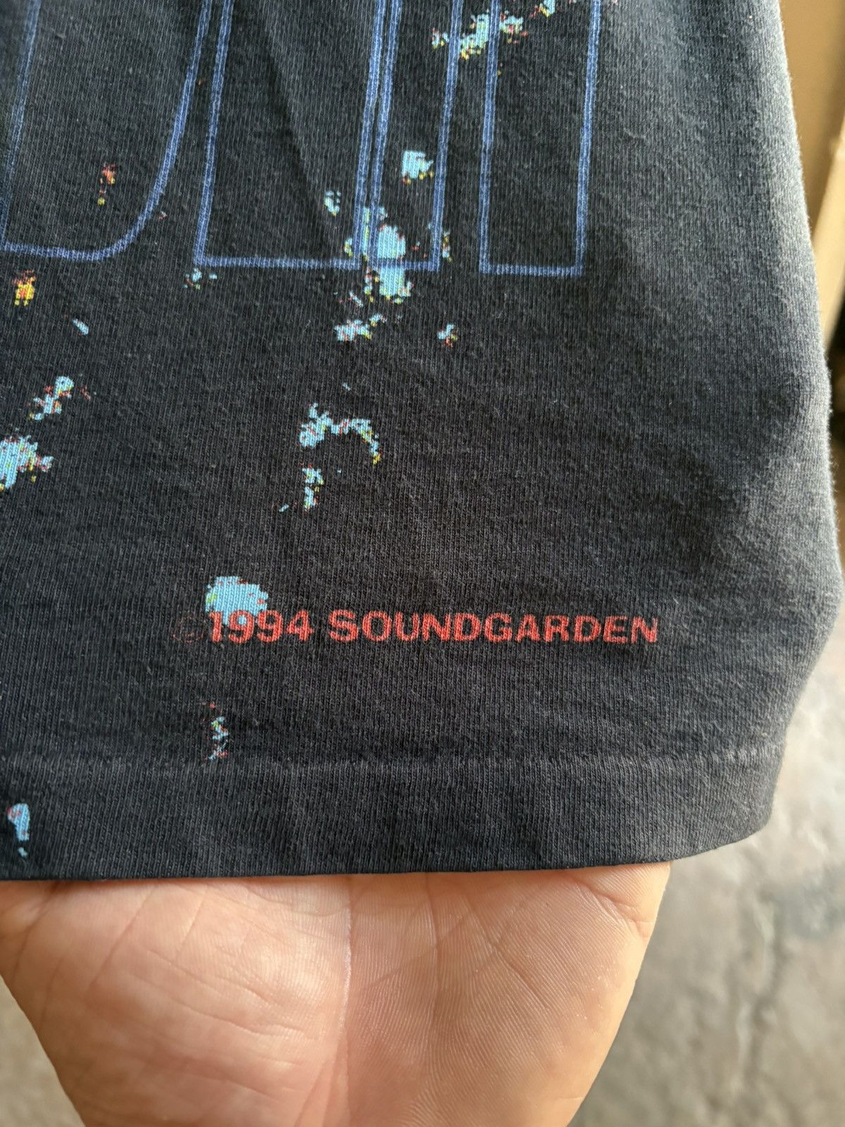 Vintage Vintage 1994 SoundGarden Black Hole Sun AOP XL Balzout Tag Size US XL / EU 56 / 4 - 6 Thumbnail