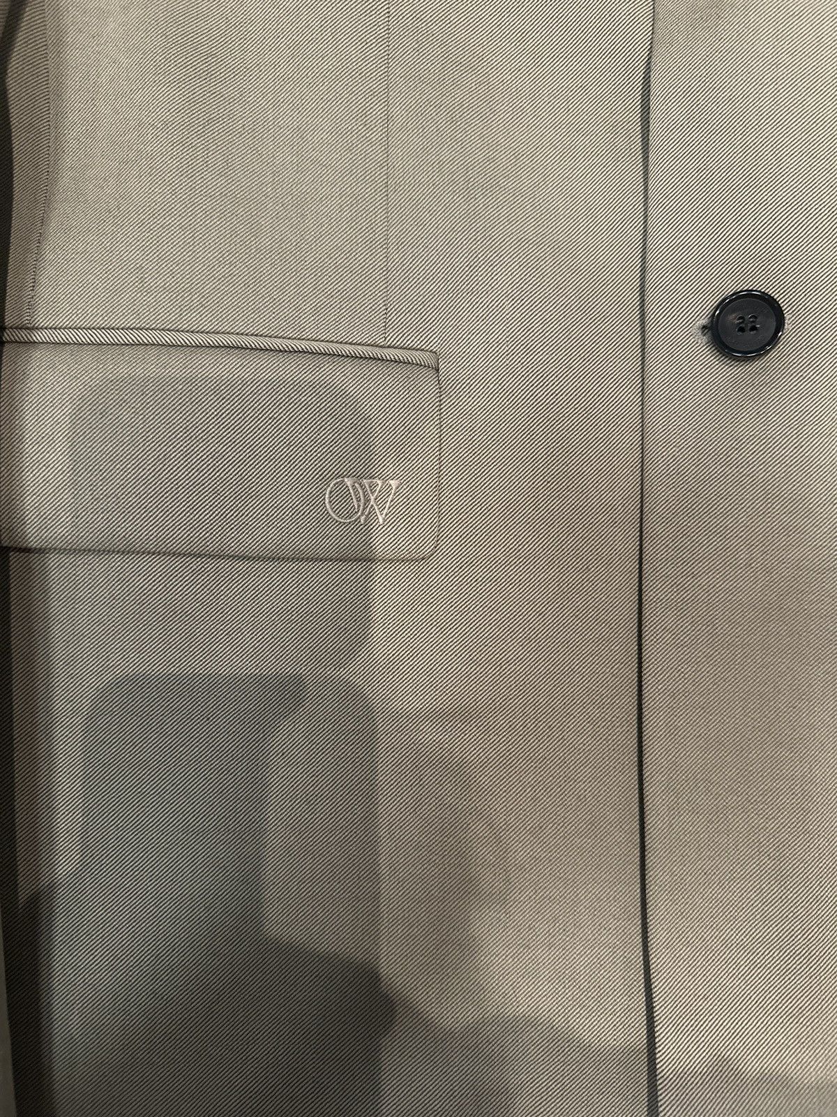 Off-White OFF WHITE BEIGE BLAZER/JACKET Size 46R - 2 Thumbnail