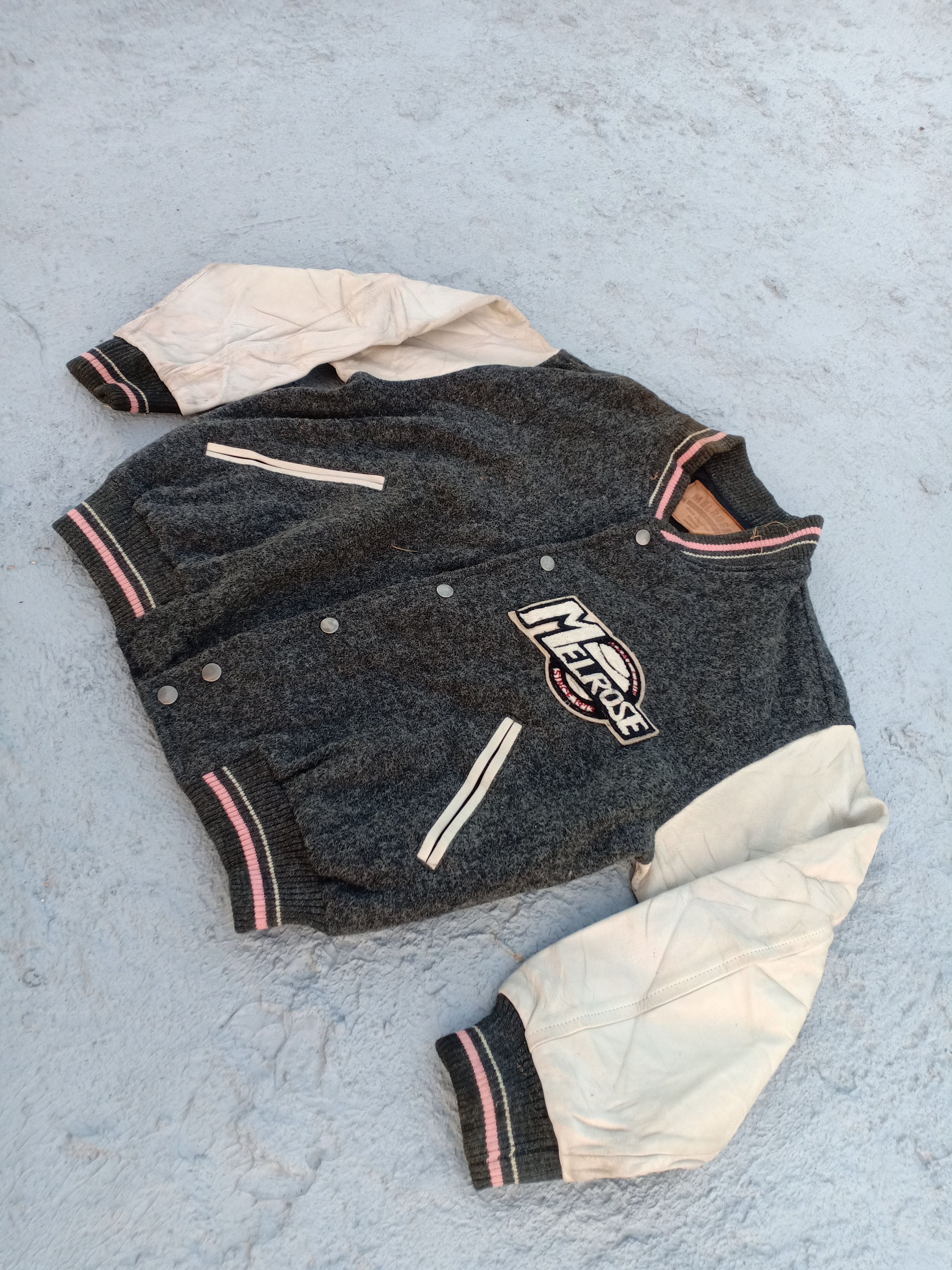 Melrose Vintage MELROSE varsity jacket Size US M / EU 48-50 / 2 - 2 Thumbnail