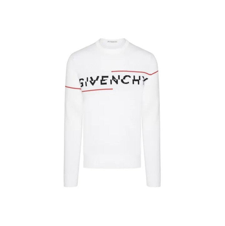 Givenchy Givenchy Logo Letter Print Crewneck Pullover Sweater Size US S / EU 44-46 / 1 - 1 Thumbnail