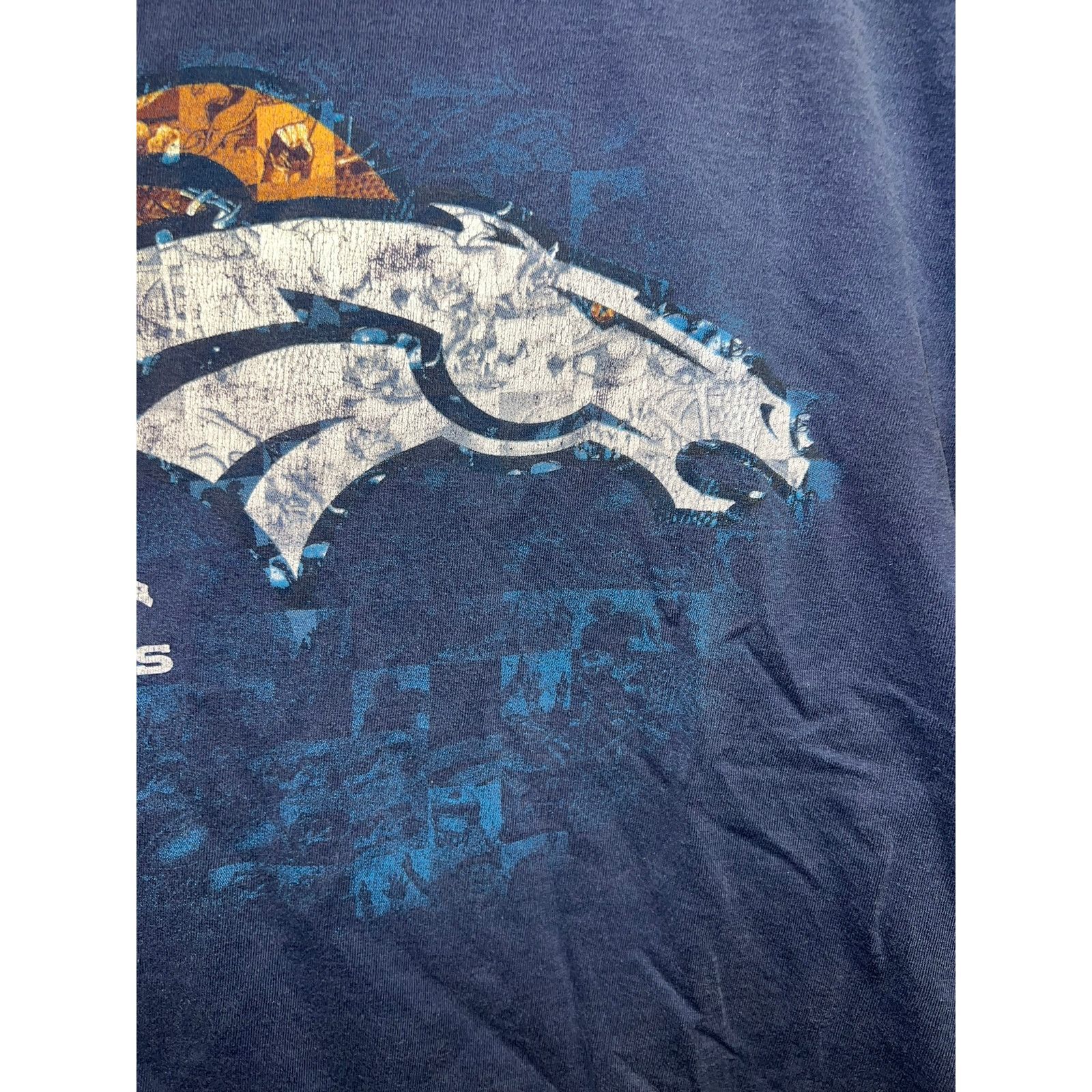 NFL Denver Broncos Logo Shirt Blue Graphic NFL Tee Medium Size US M / EU 48-50 / 2 - 4 Thumbnail