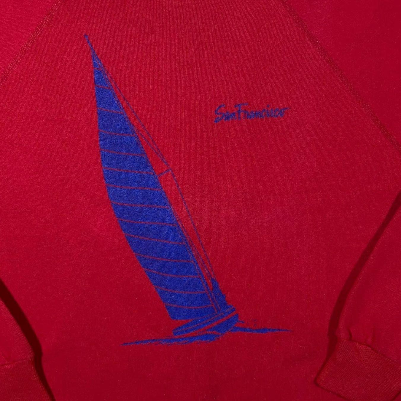 Hanes VINTAGE Hanes San Francisco Nautical Yatch Souvenir Graphic Sweatshirt Large Size US L / EU 52-54 / 3 - 3 Thumbnail