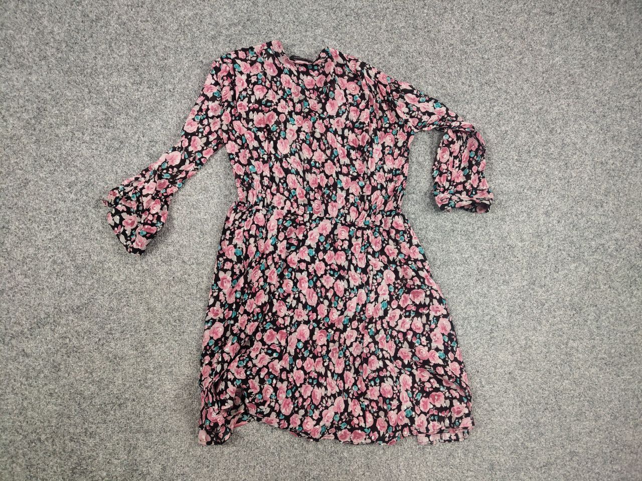 The Kooples The Kooples Cherry Blossom Blend Mini Dress Candy Flowers Size M / US 6-8 / IT 42-44 - 12 Thumbnail