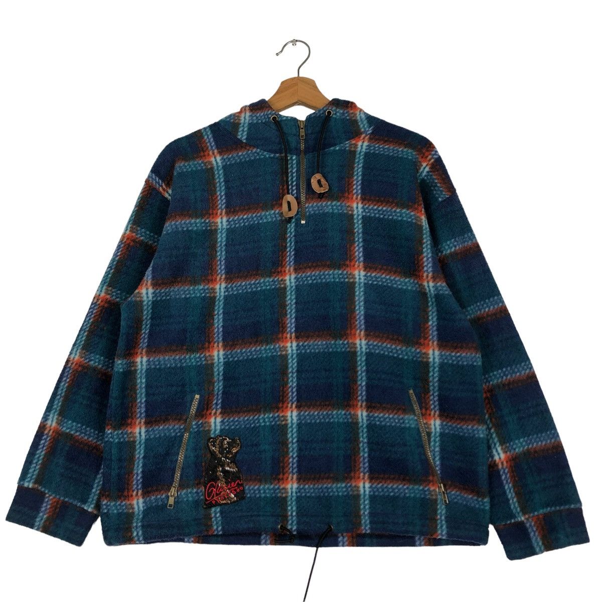 Hysteric Glamour 🔥VINTAGE FLEECE TARTAN DESIGN PULL OVER JACKET PEAKABOO Size US M / EU 48-50 / 2 - 1 Thumbnail