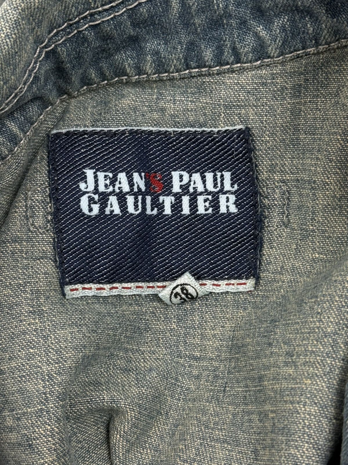Jean Paul Gaultier Vintage Jean Paul Gaultier Jean’s Short Denim Jacket Blue 38 Size XS / US 0-2 / IT 36-38 - 11 Thumbnail