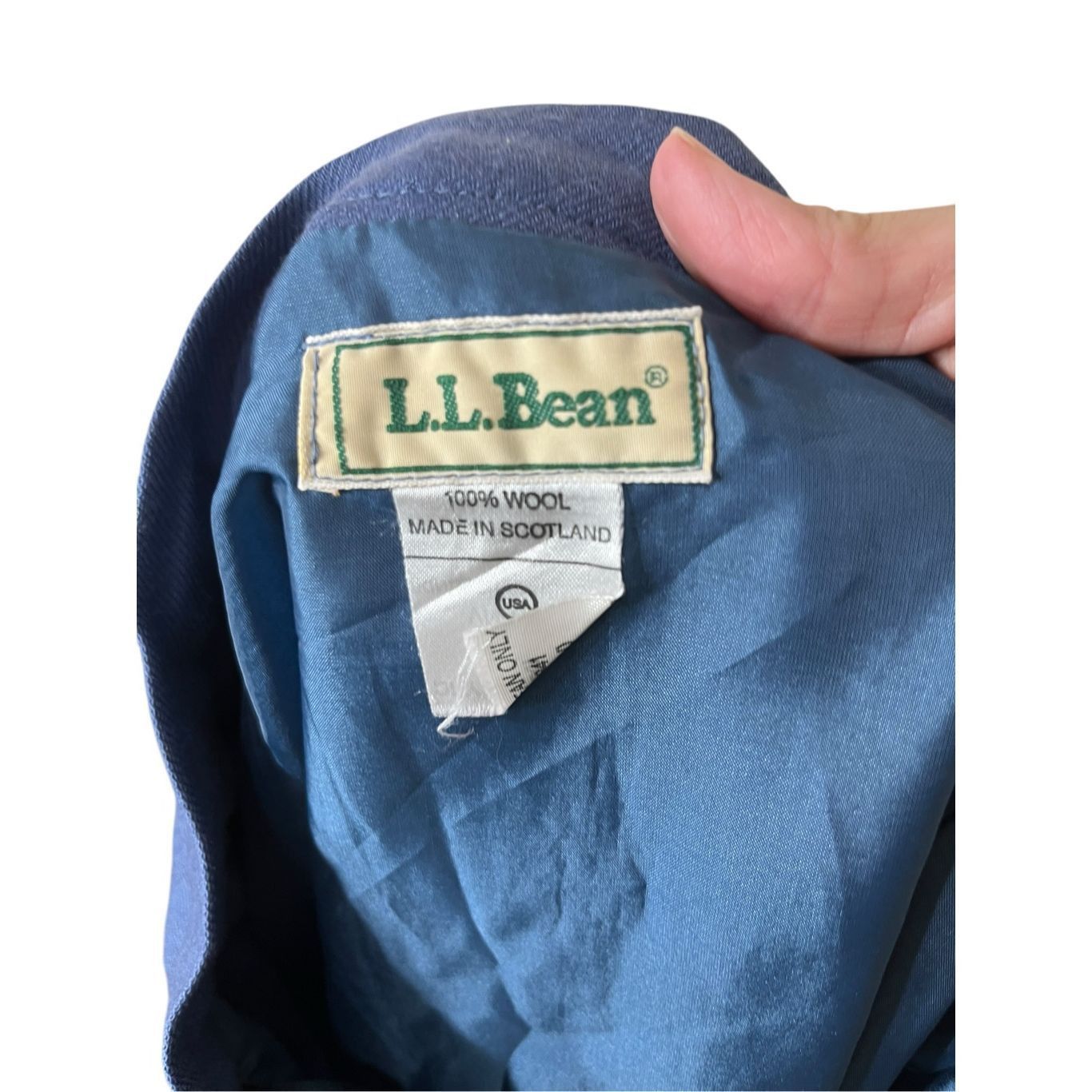 L.L. Bean Vintage LL Bean Skirt Women’s Wool Midi Pleated Scotland Pre Size 38" / US 16 / IT 52 - 8 Thumbnail